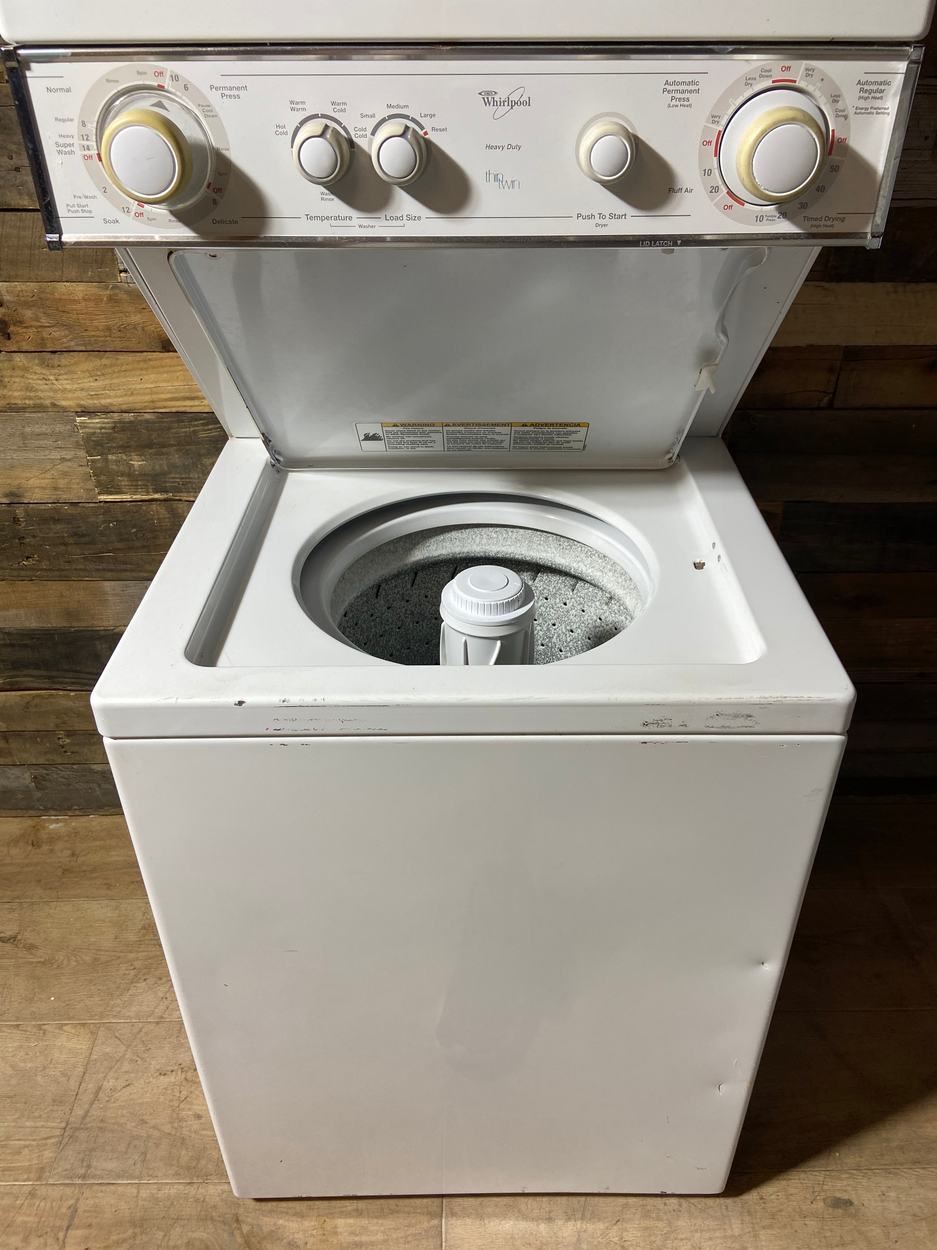 Whirlpool 24” ThinTwin Stackable