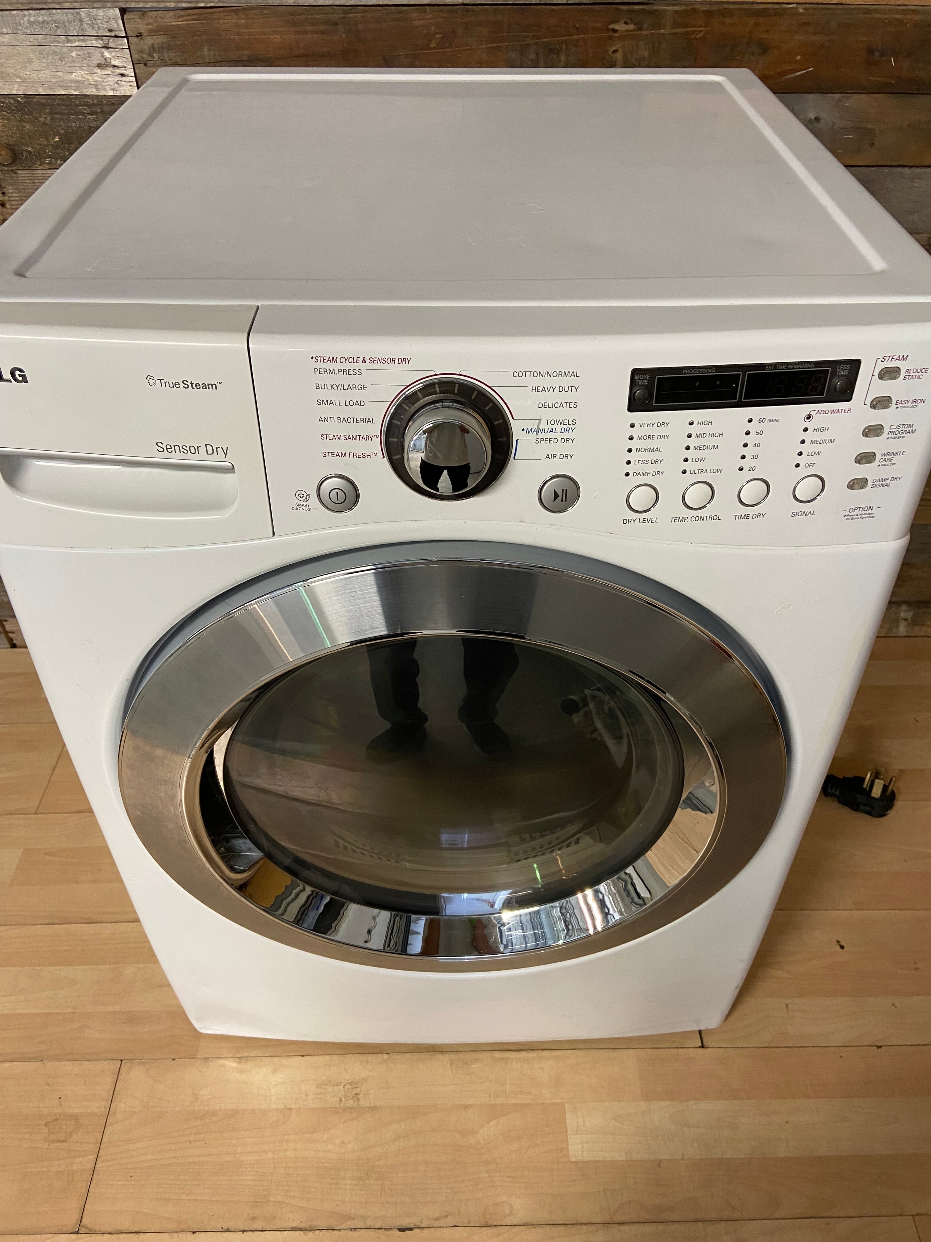 LG White Front load Dryer