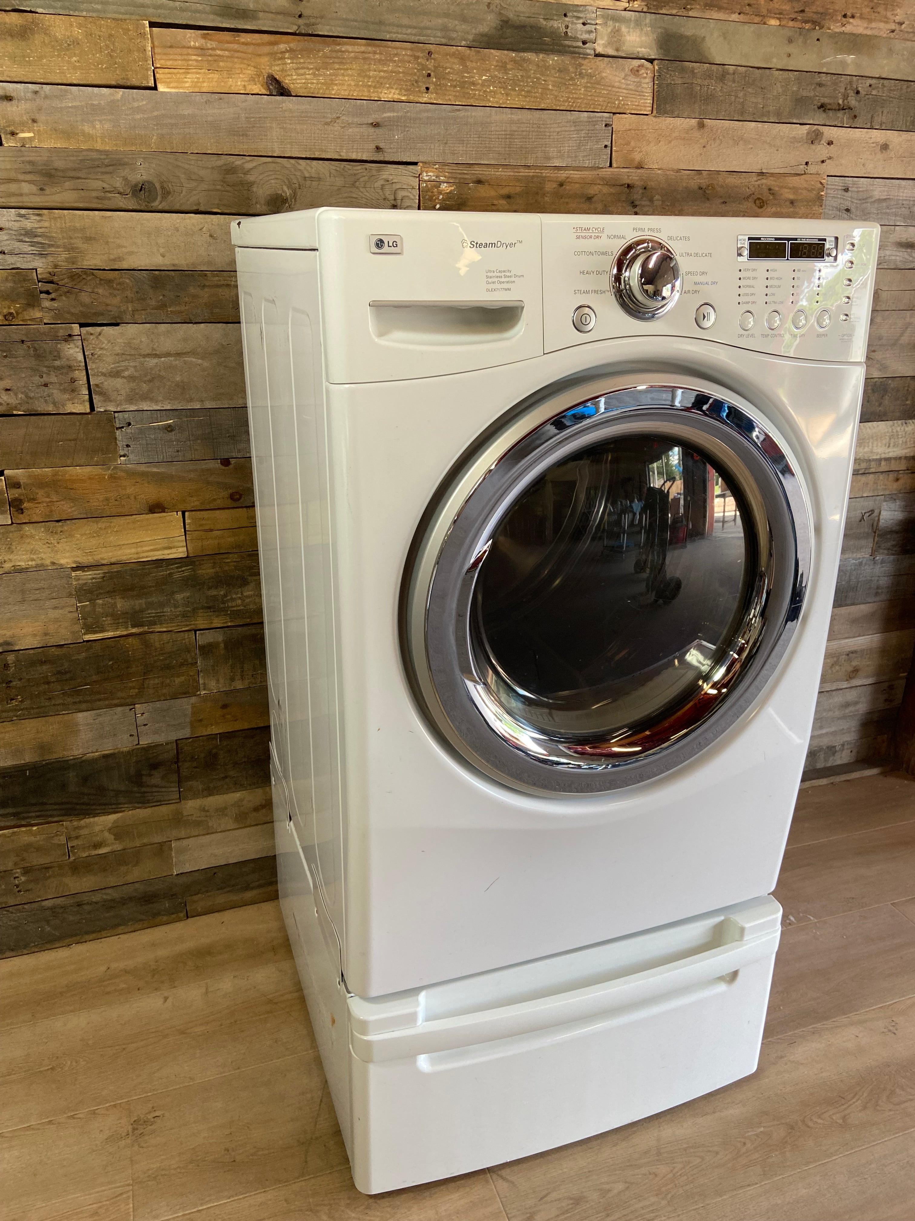 LG Front Load Style Dryer With Pedestal