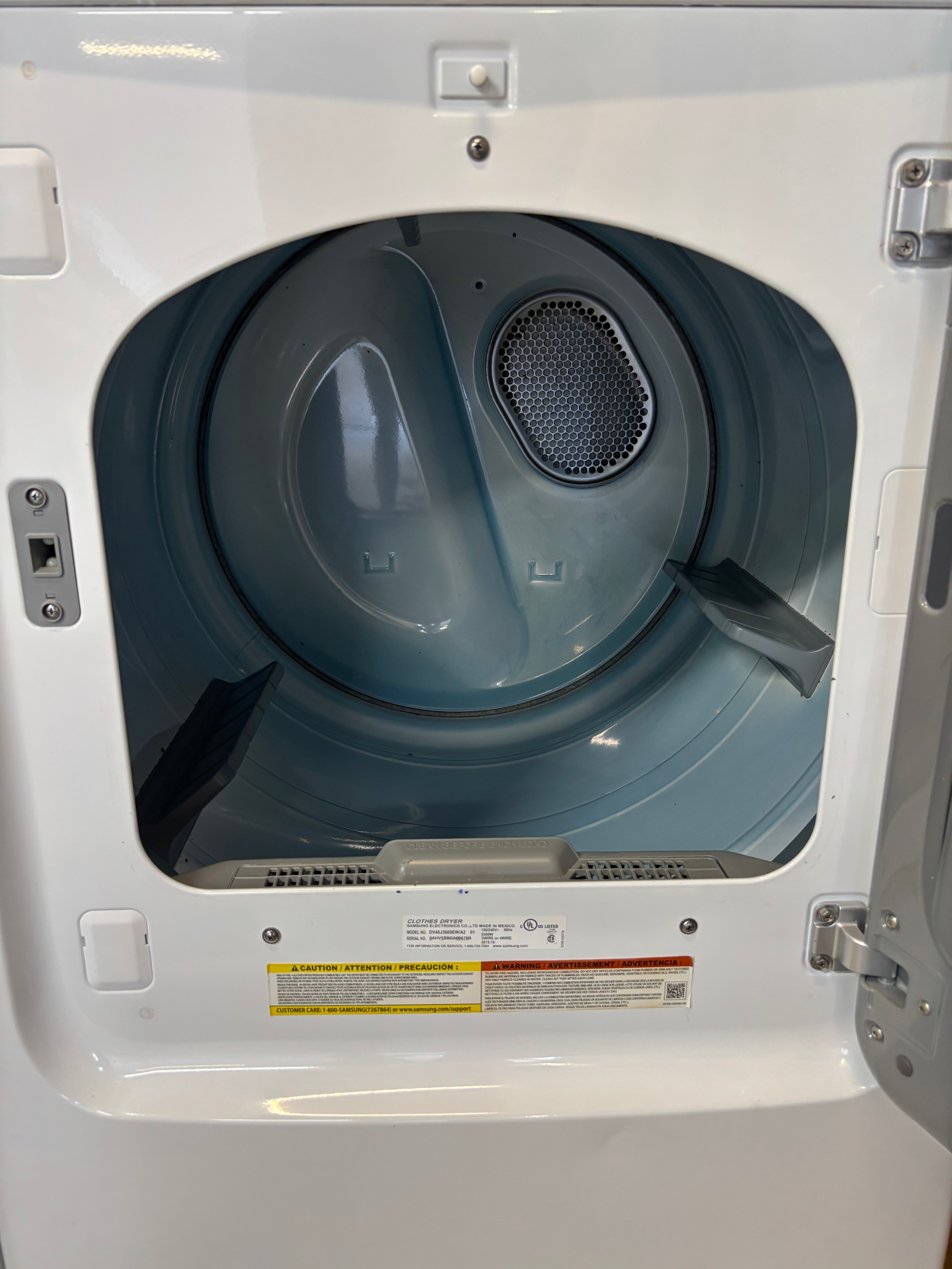 Samsung White Top Load Set