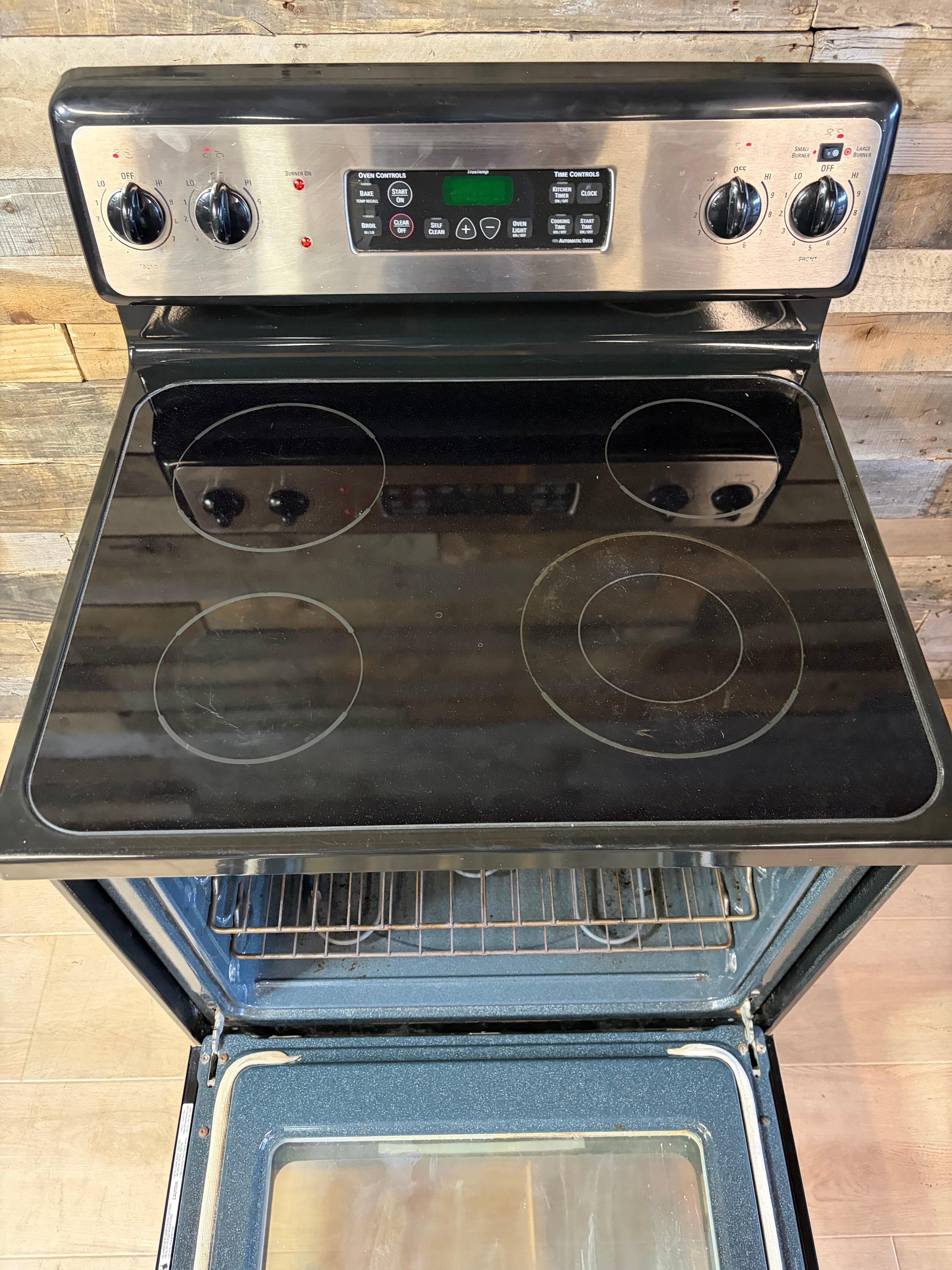 GE Stainless 5 Burner Glass Top Range