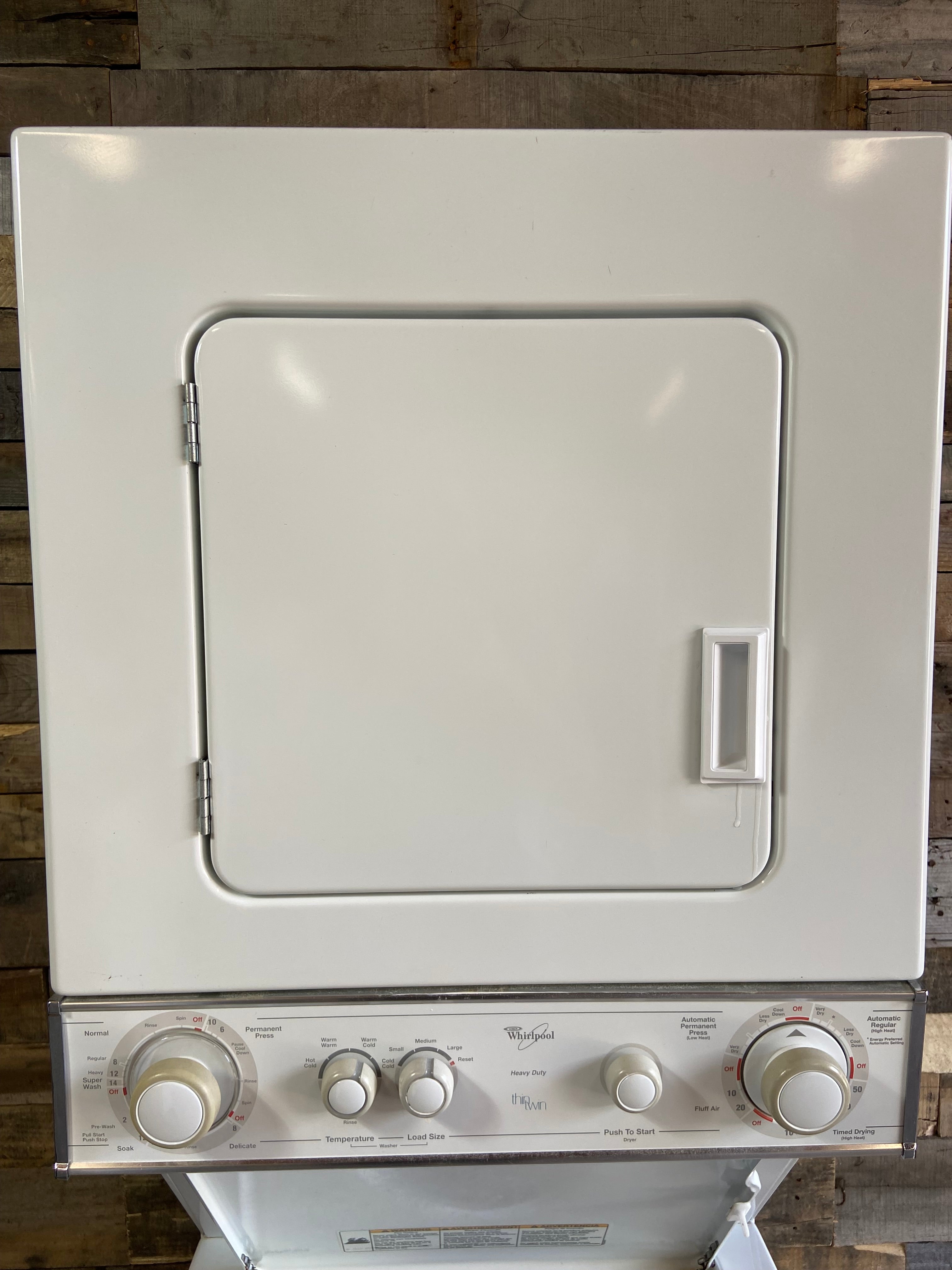 Whirlpool Thin Twin 24inch Stackable (240v)