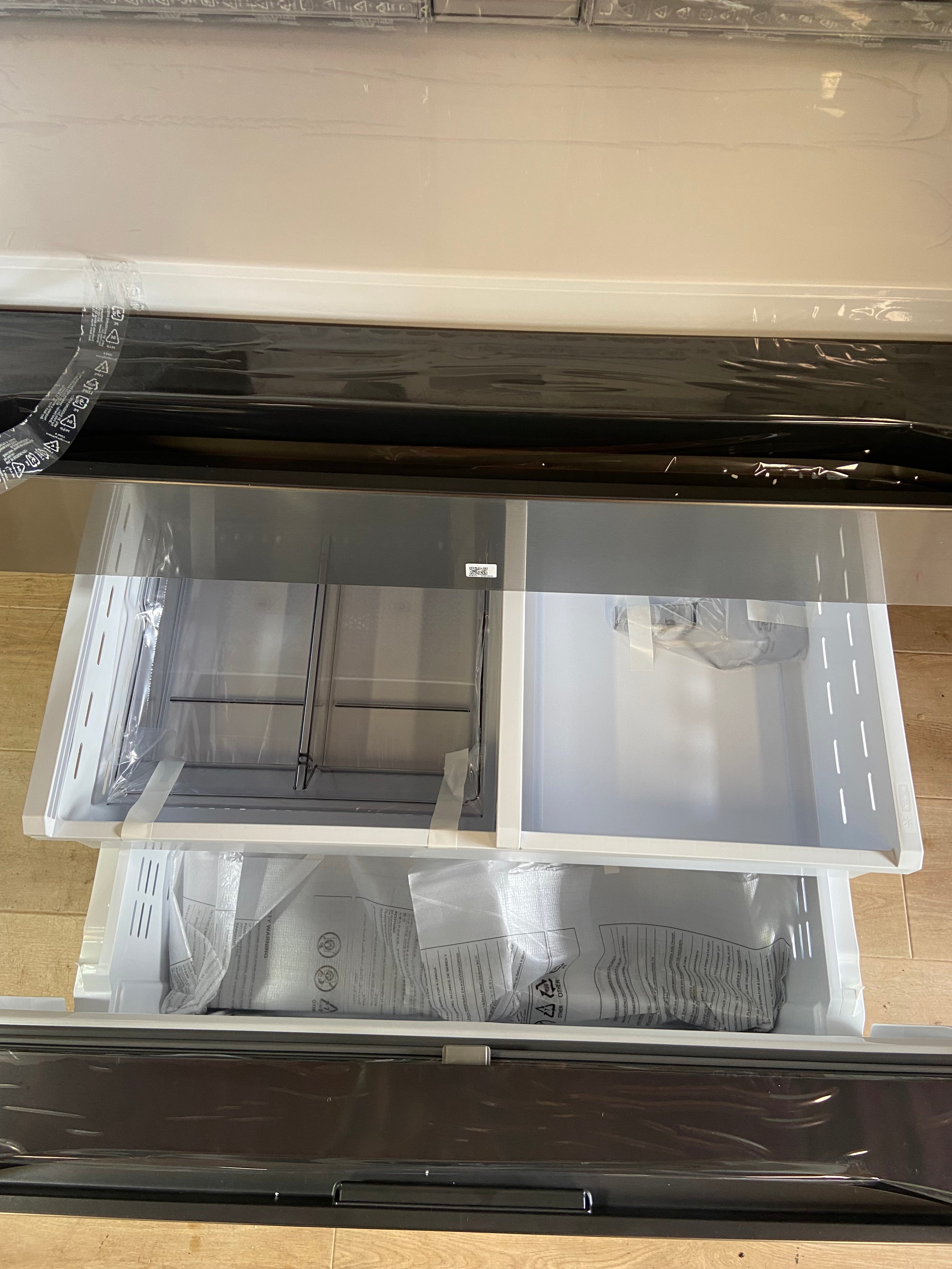 Samsung Bespoke 36 in. 29 cu. ft. Standard Depth 4-Door French Door Refrigerator with Sphere Ice in Stainless Steel