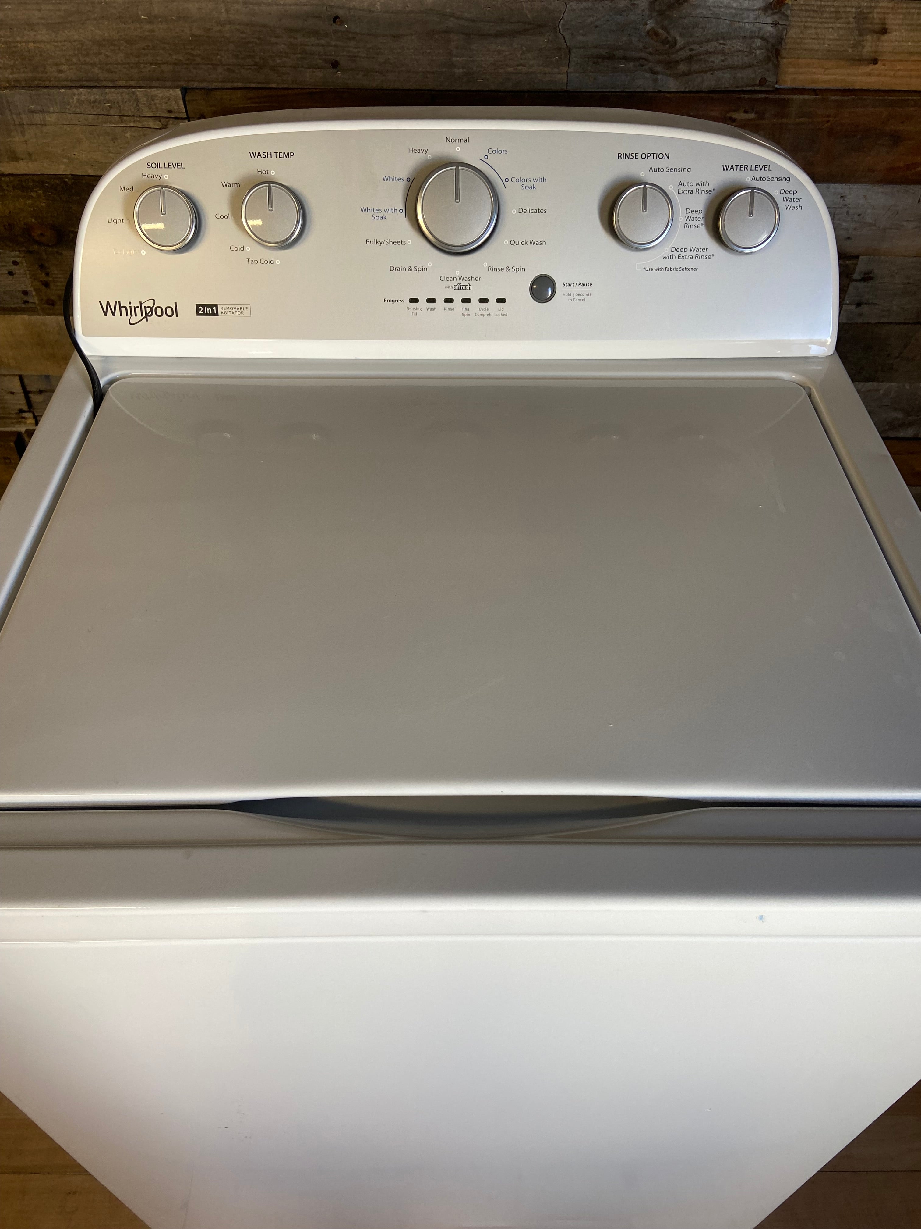 Whirlpool 2in1 Removable Agitator