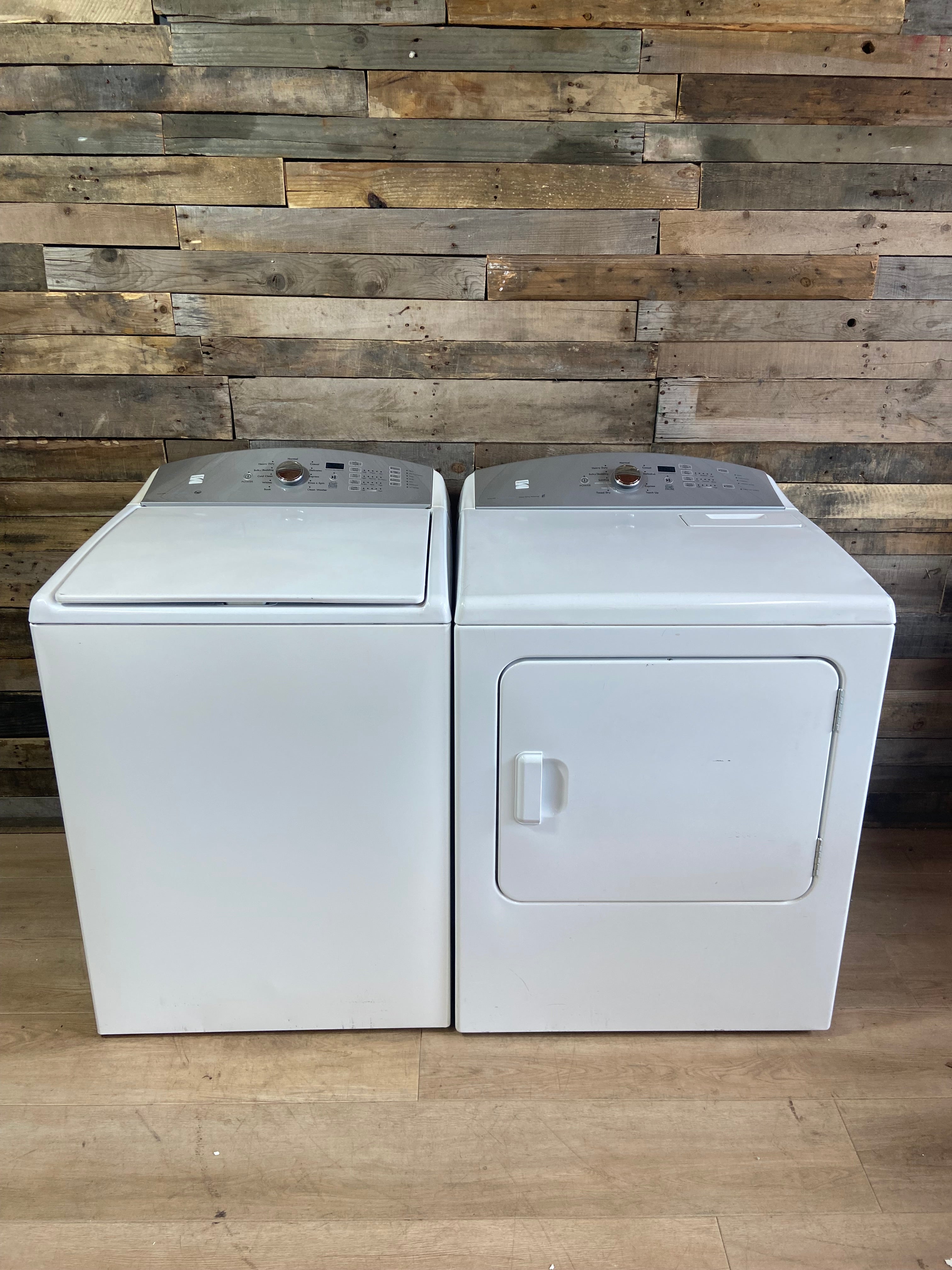 Kenmore Top Load Large Capacity Washer & Dryer Set