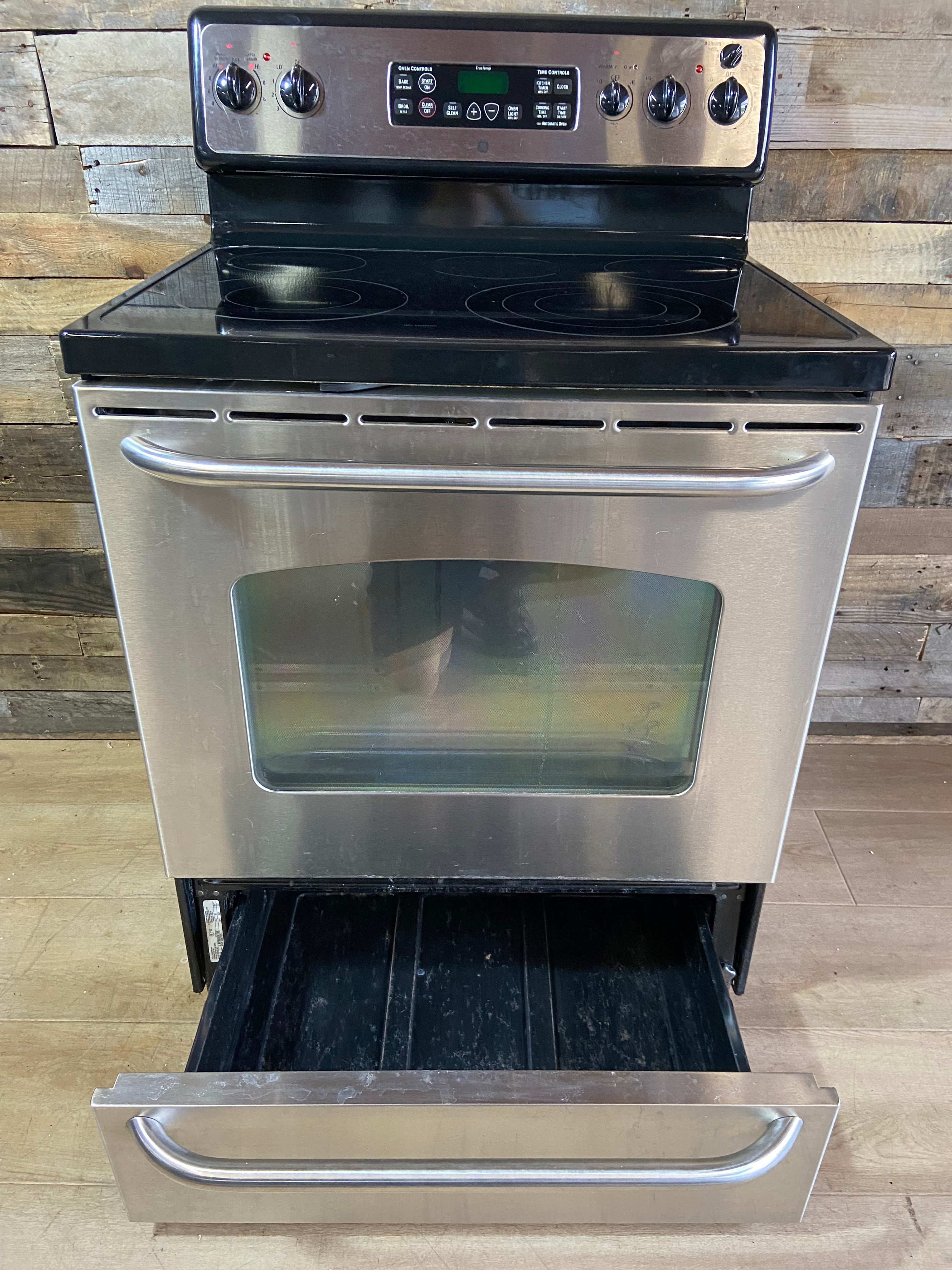 GE 4 Burner Stainless Steel Range