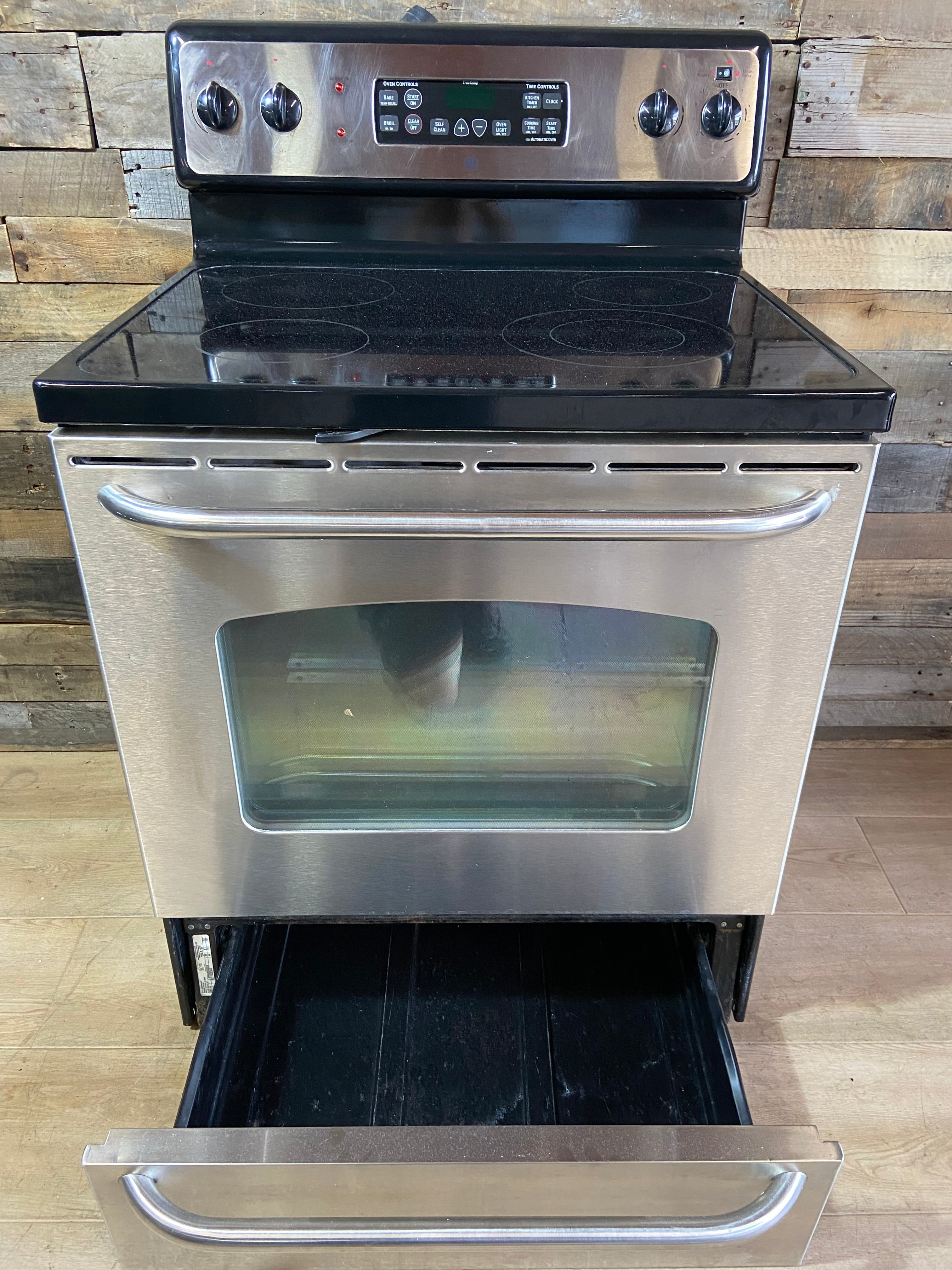 GE 4 Burner Stainless Steel Range