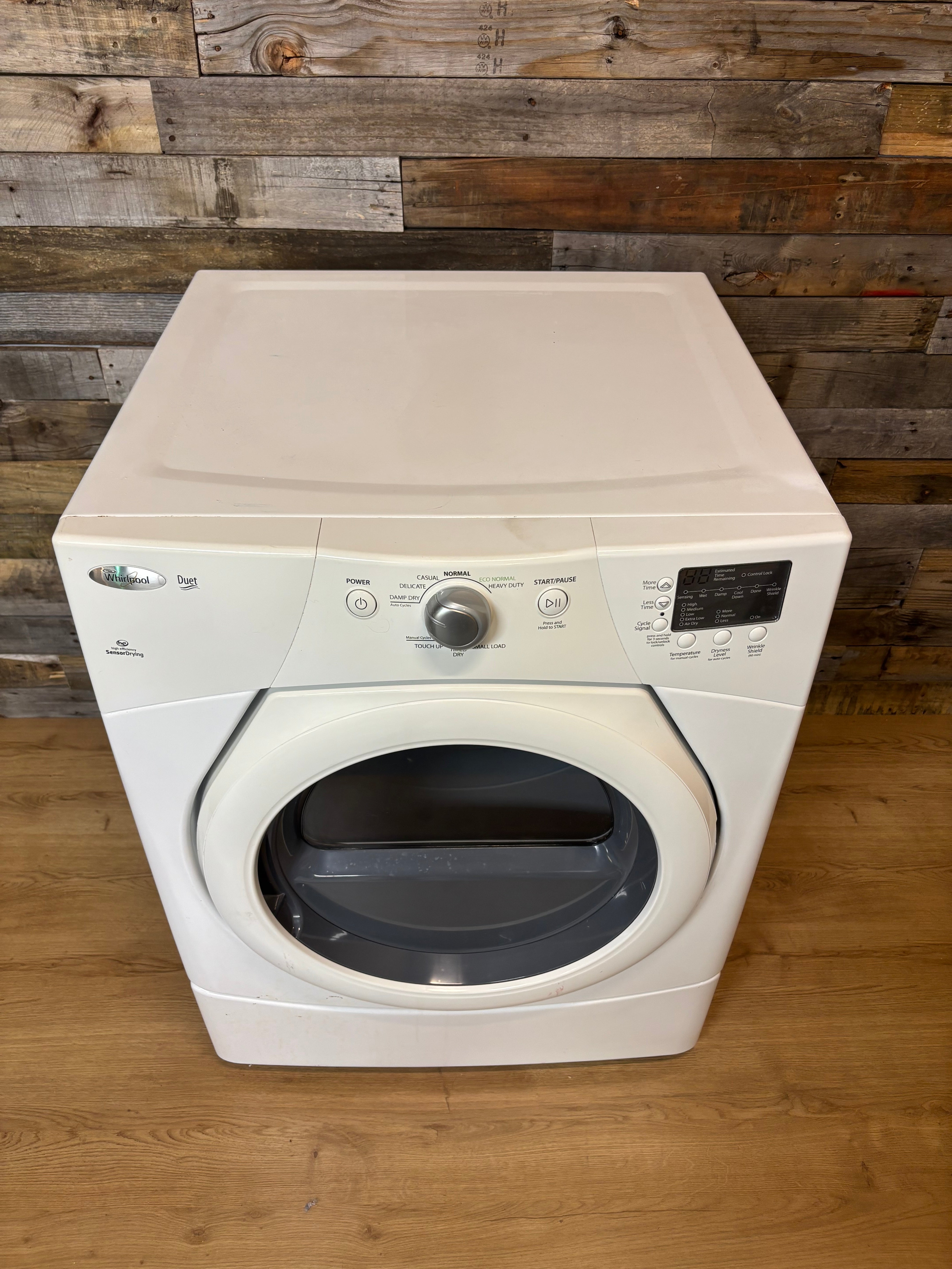 White Whirlpool Duet Dryer