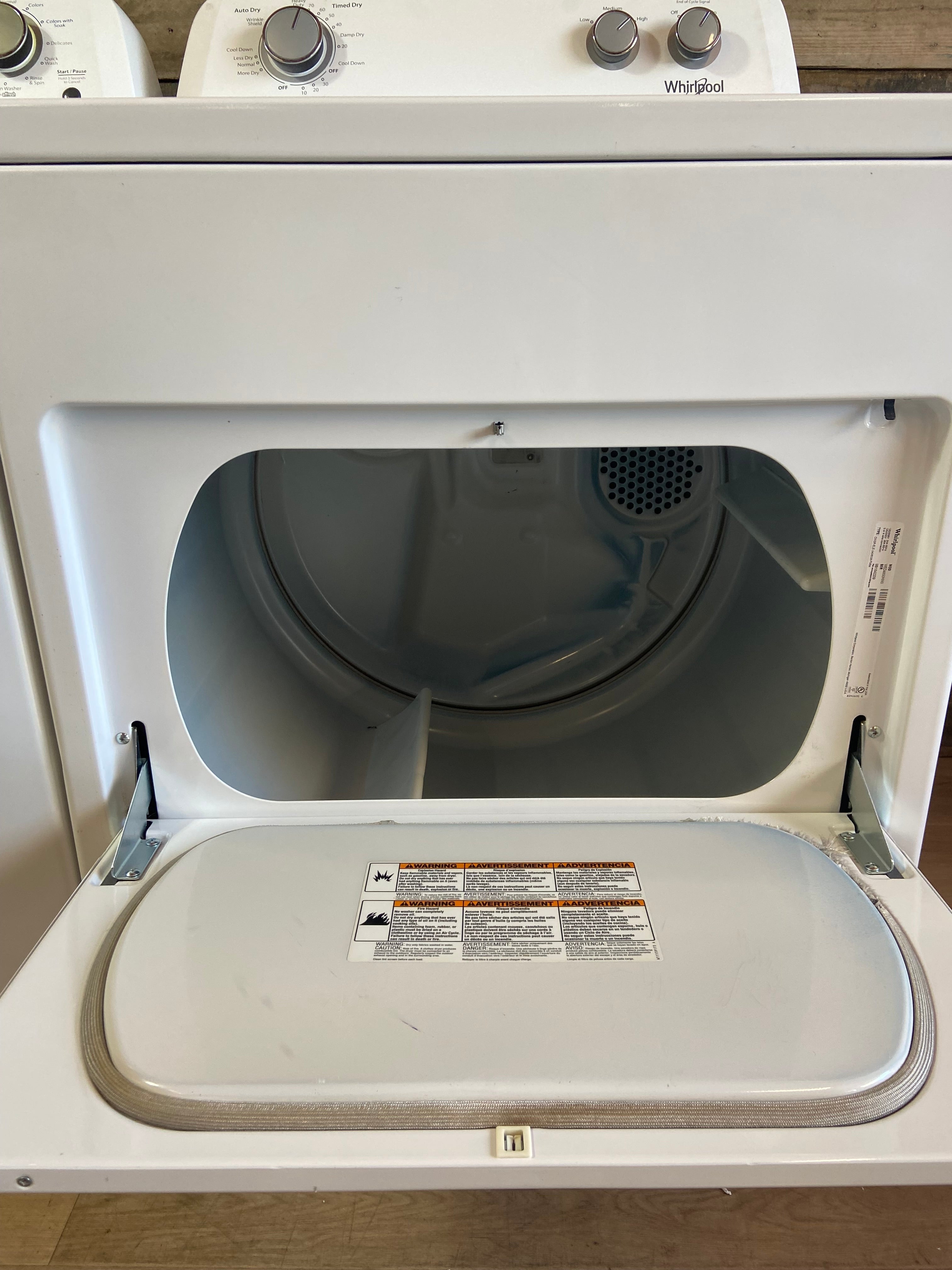 Whirlpool Large Capacity Top Load Set