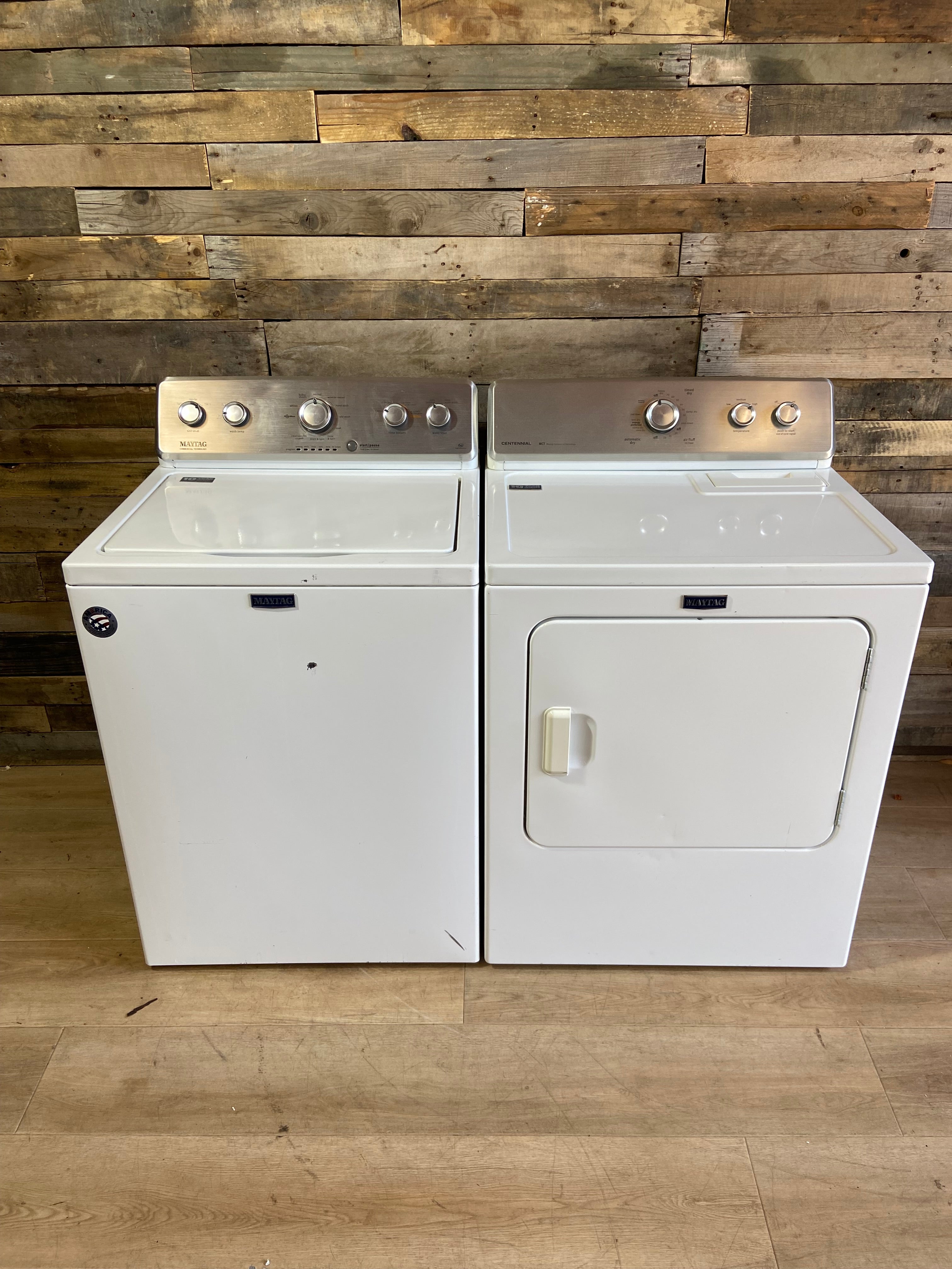 Maytag Commercial Technology Large Capacity Washer & Dryer