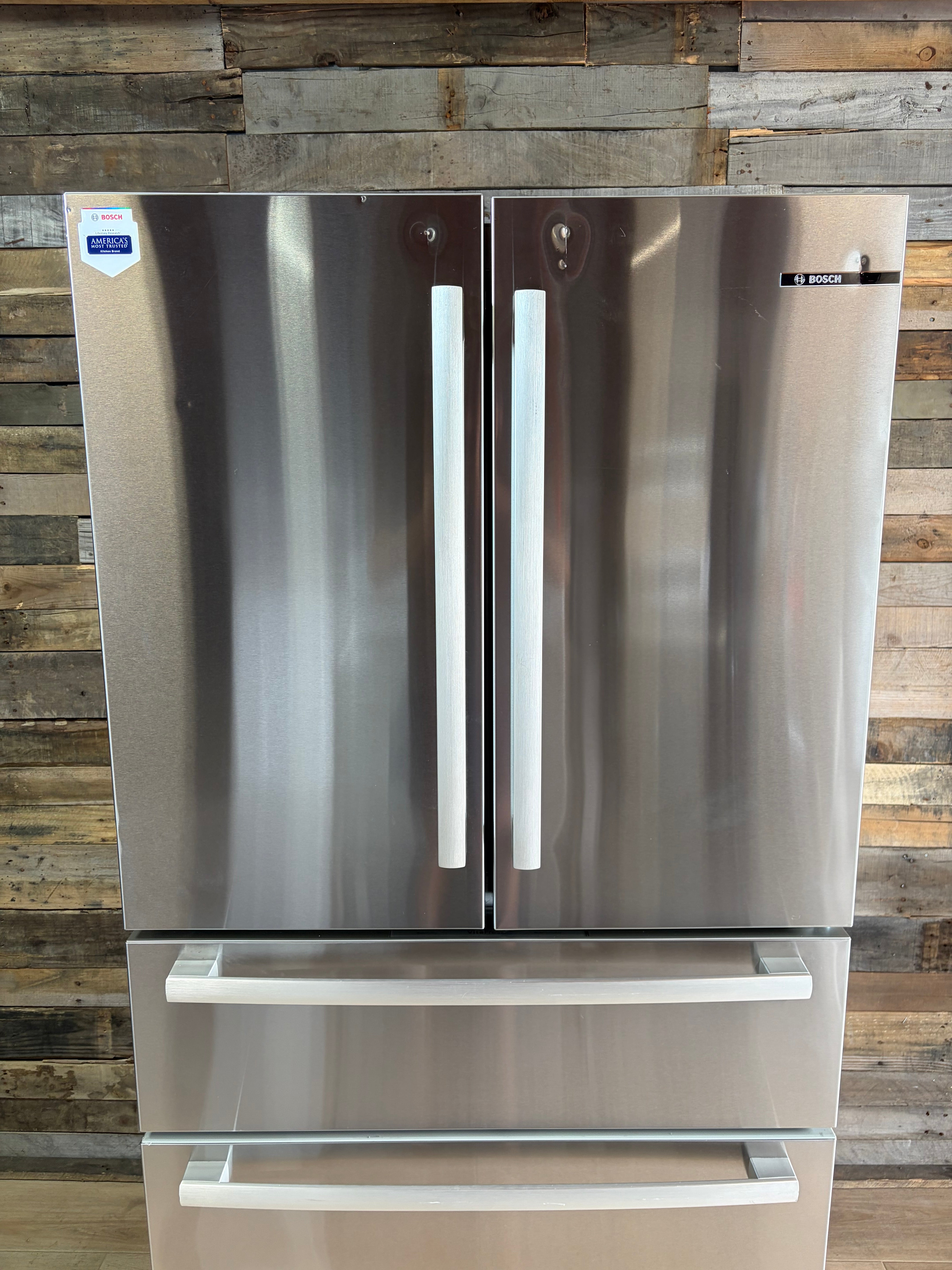 Bosch® 800 Series 36" 20.5 Cu. Ft. Stainless Steel Counter Depth French Door Refrigerator