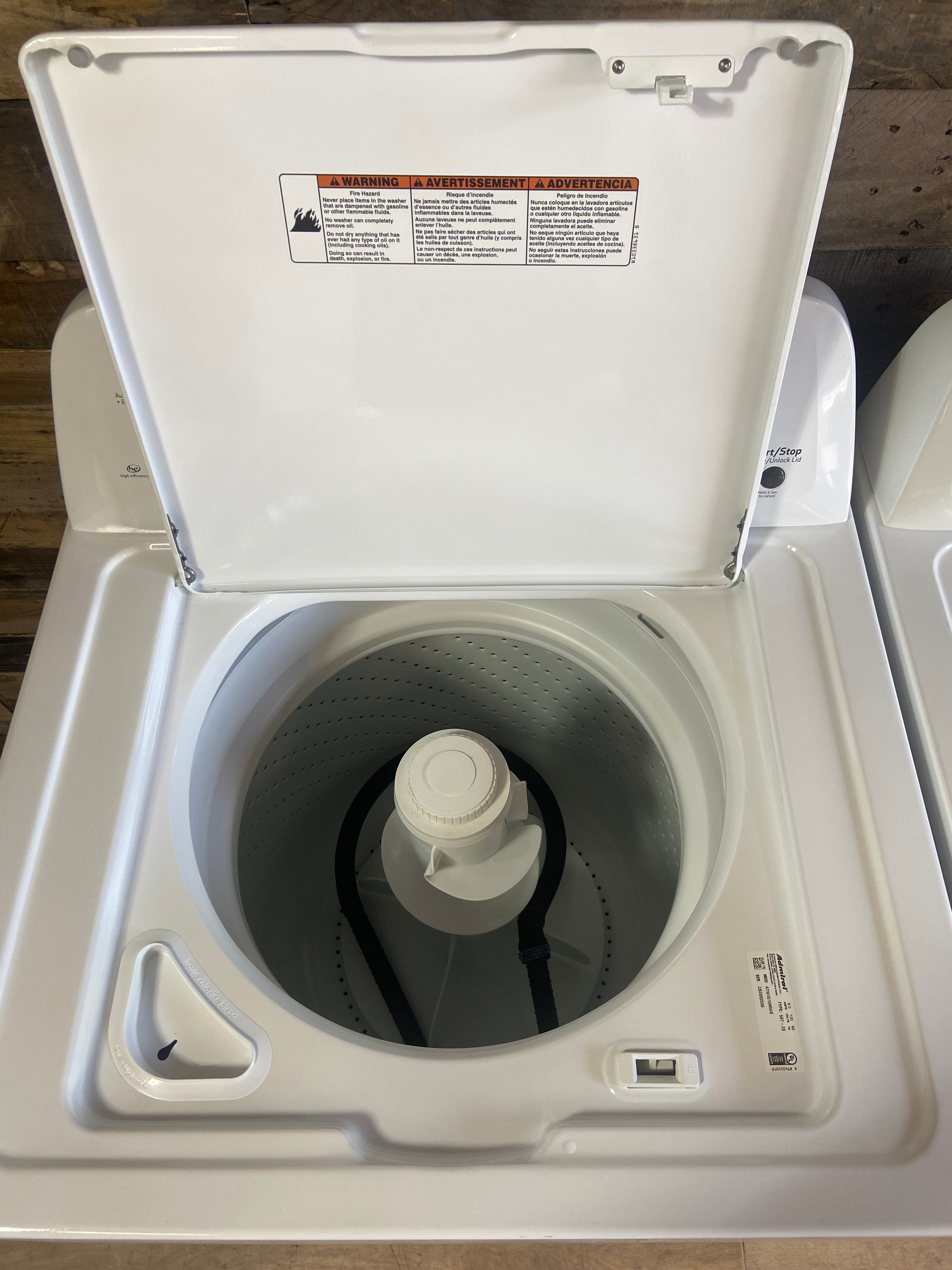 Admiral/Kenmore Top Load Washer & Dryer Set
