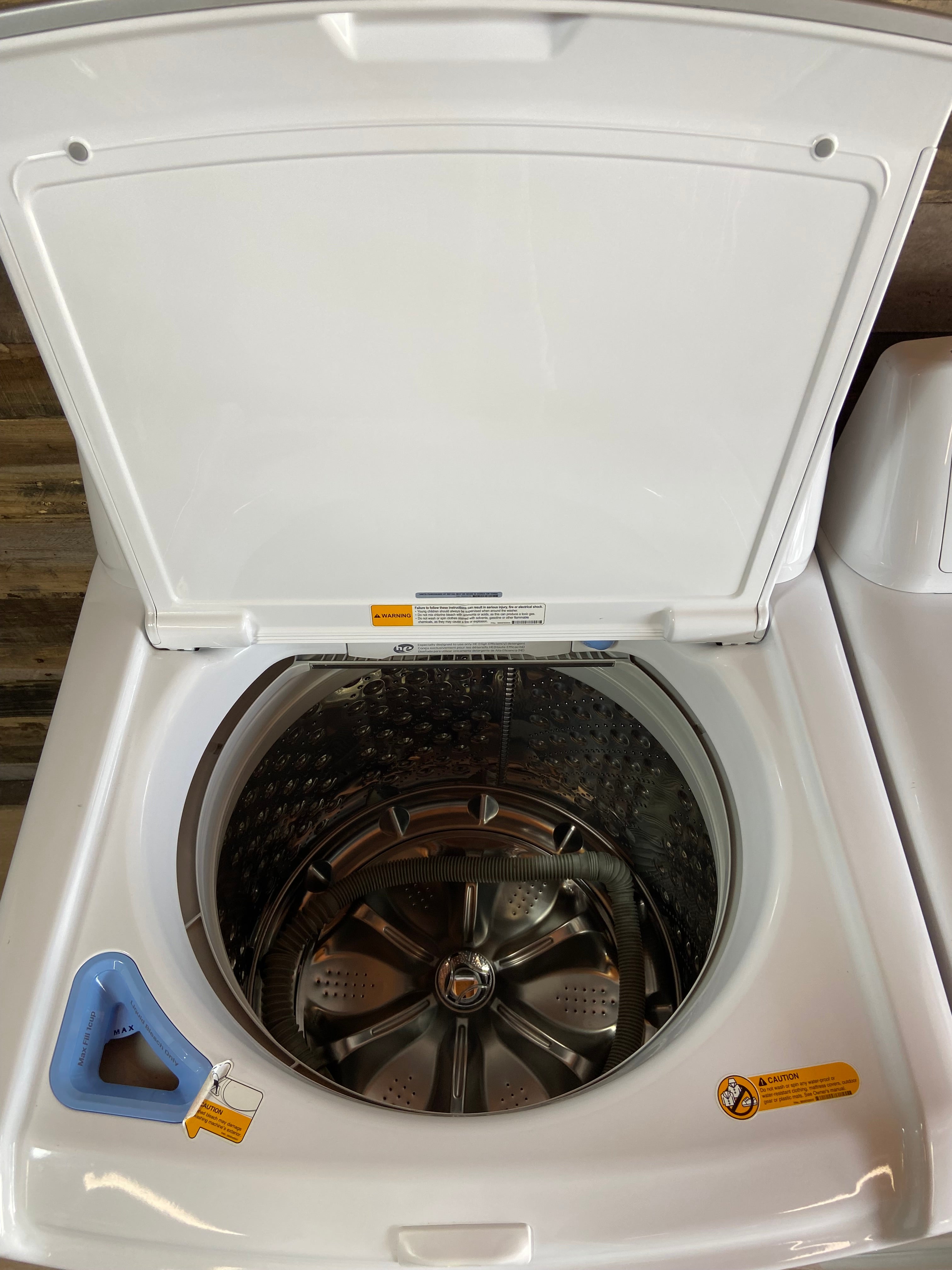 LG Large Capacity Top Load Washer Dryer Set