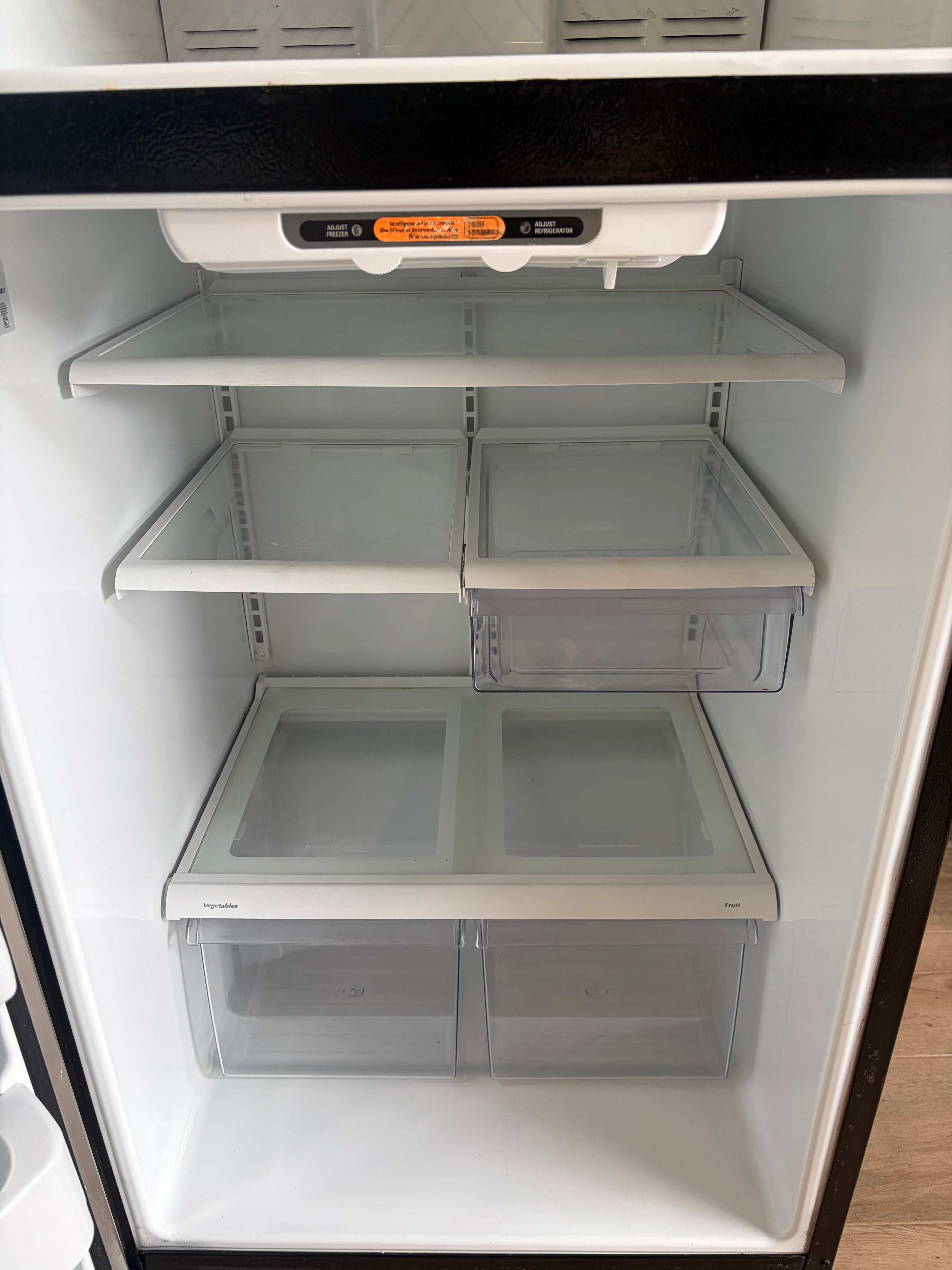 GE Stainless Top Bottom Fridge
