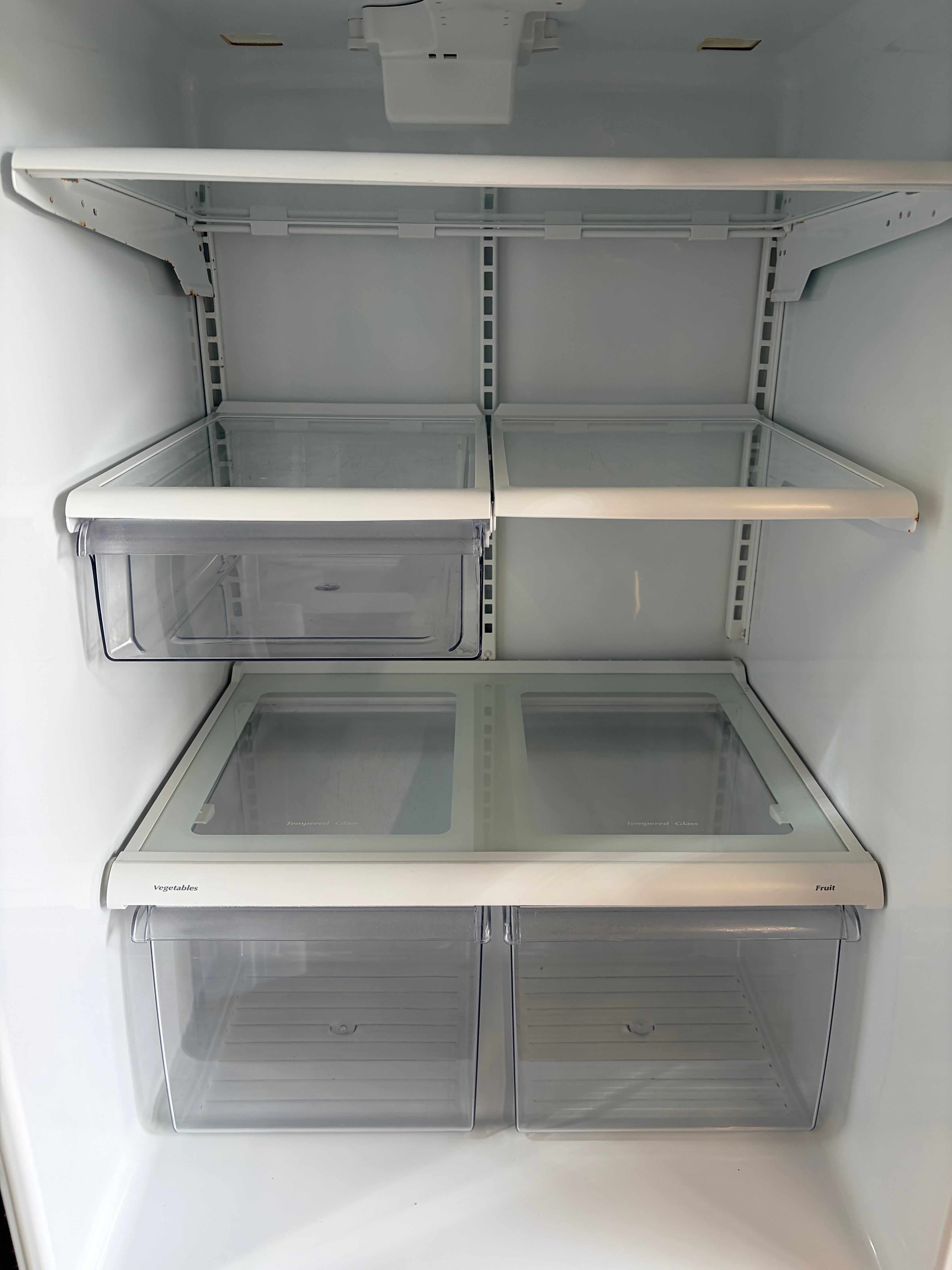 GE Stainless Top Bottom Refrigerator
