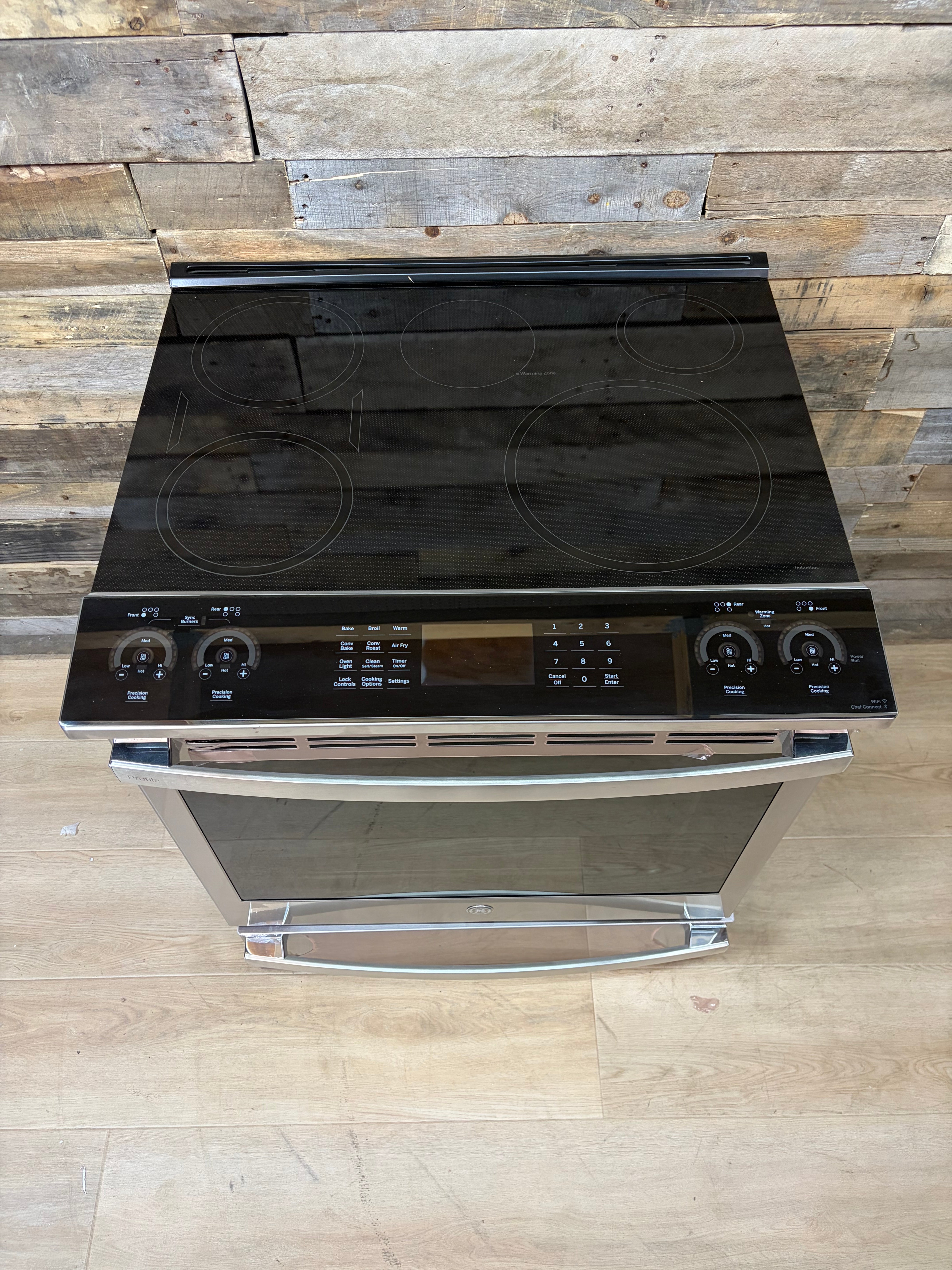 GE Profile™ 30" Fingerprint Resistant Stainless Steel Slide In Induction Range
