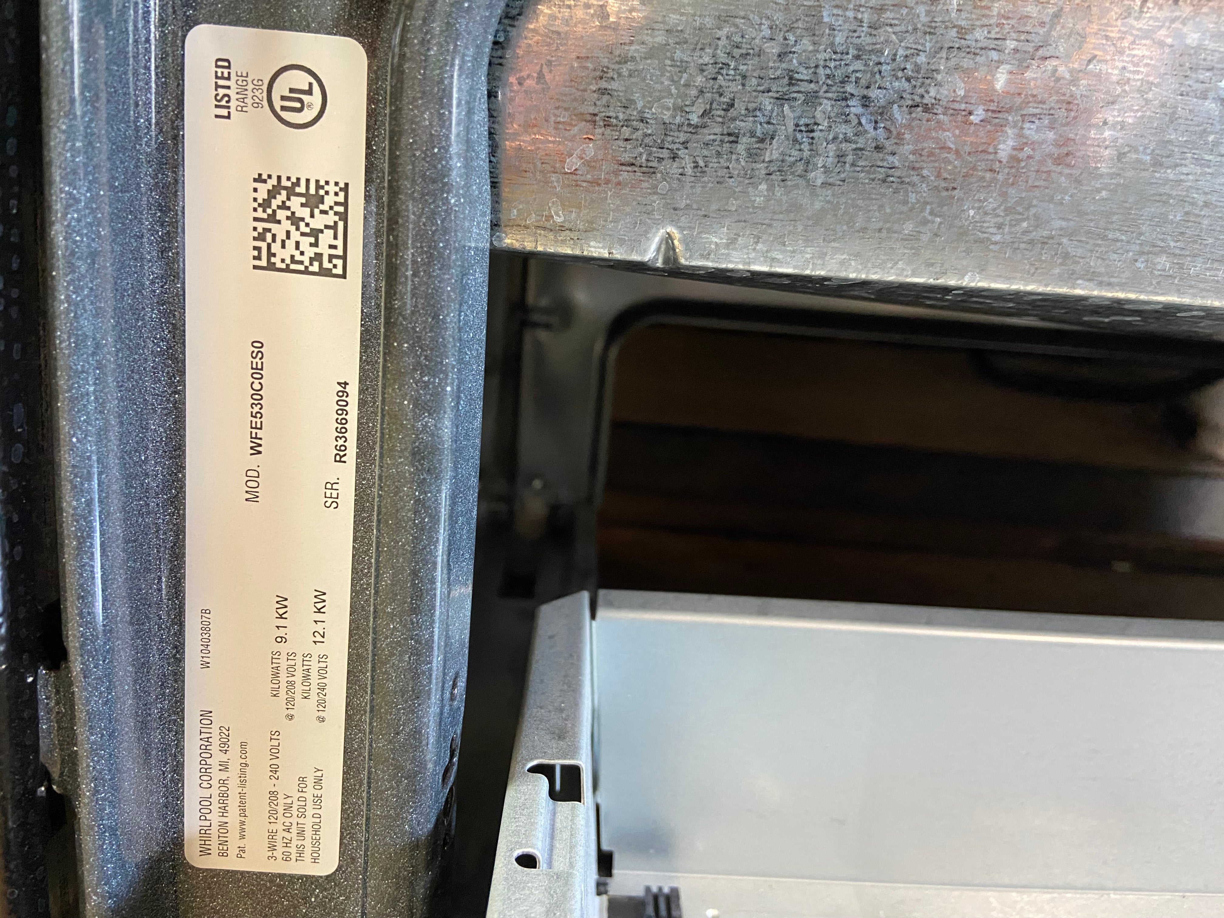 Whirlpool Stainless 5 Burner Range