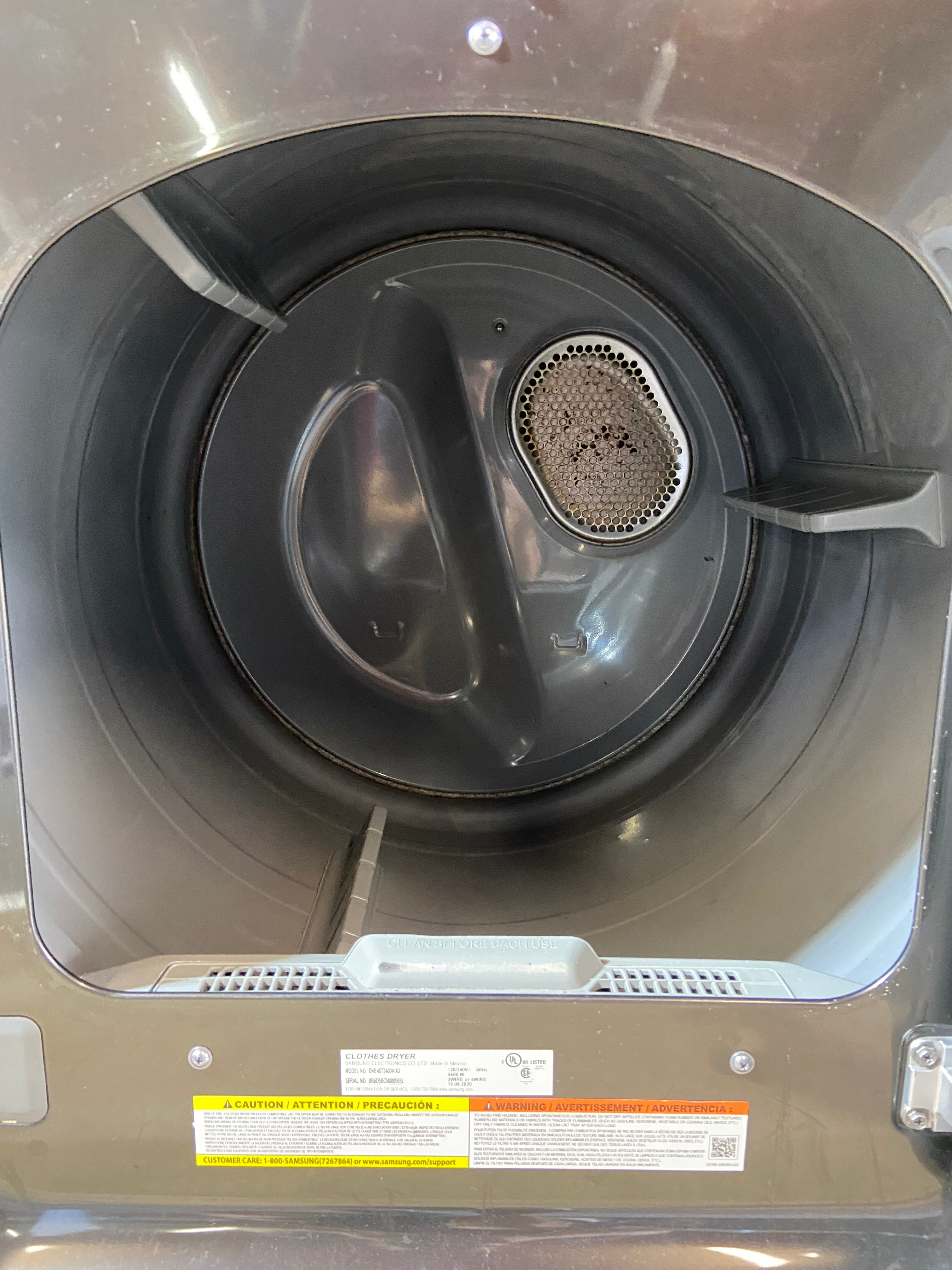 Samsung Black Stainless Washer & Dryer Set