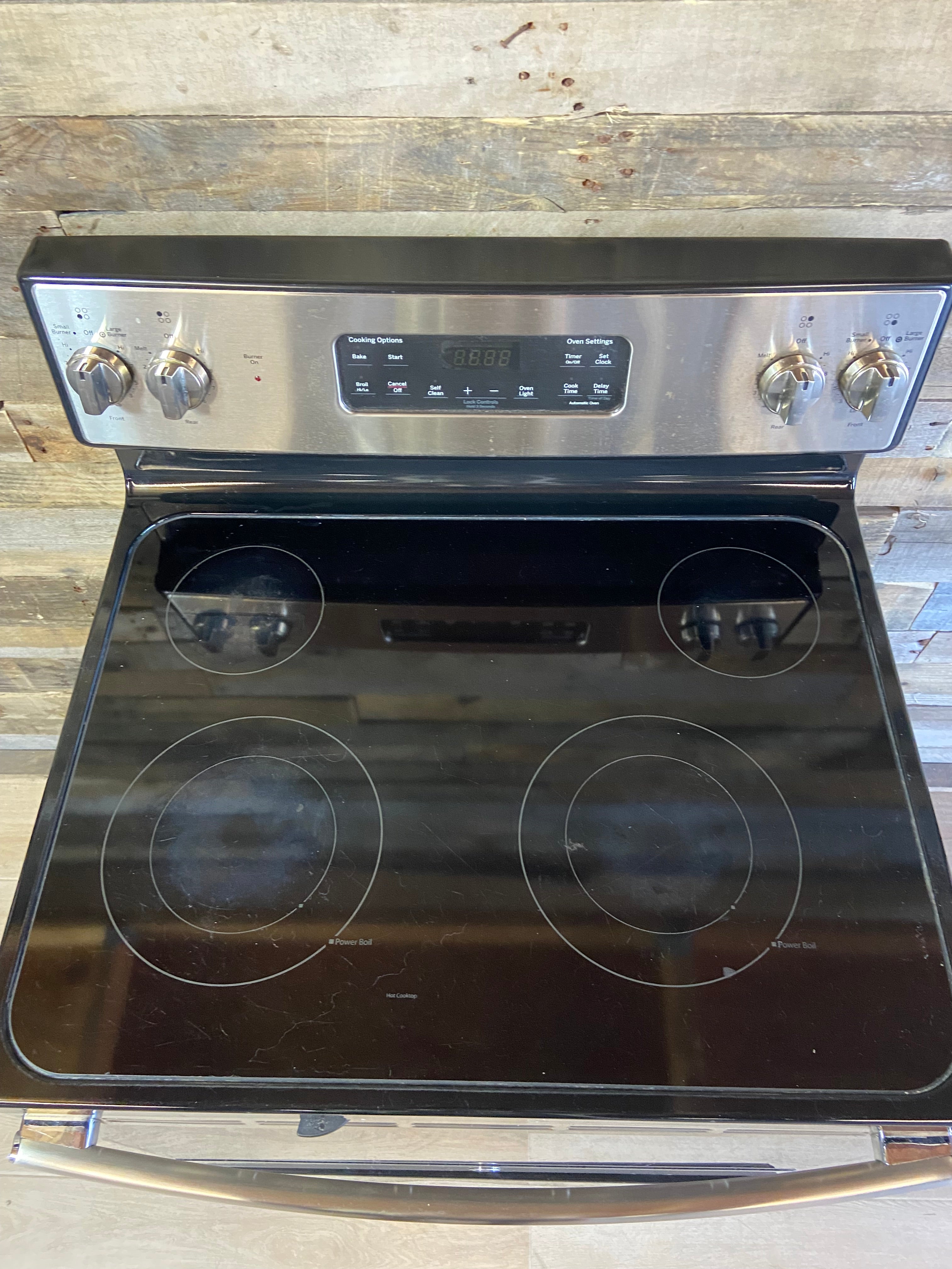 GE 4 Burner Stainless Range