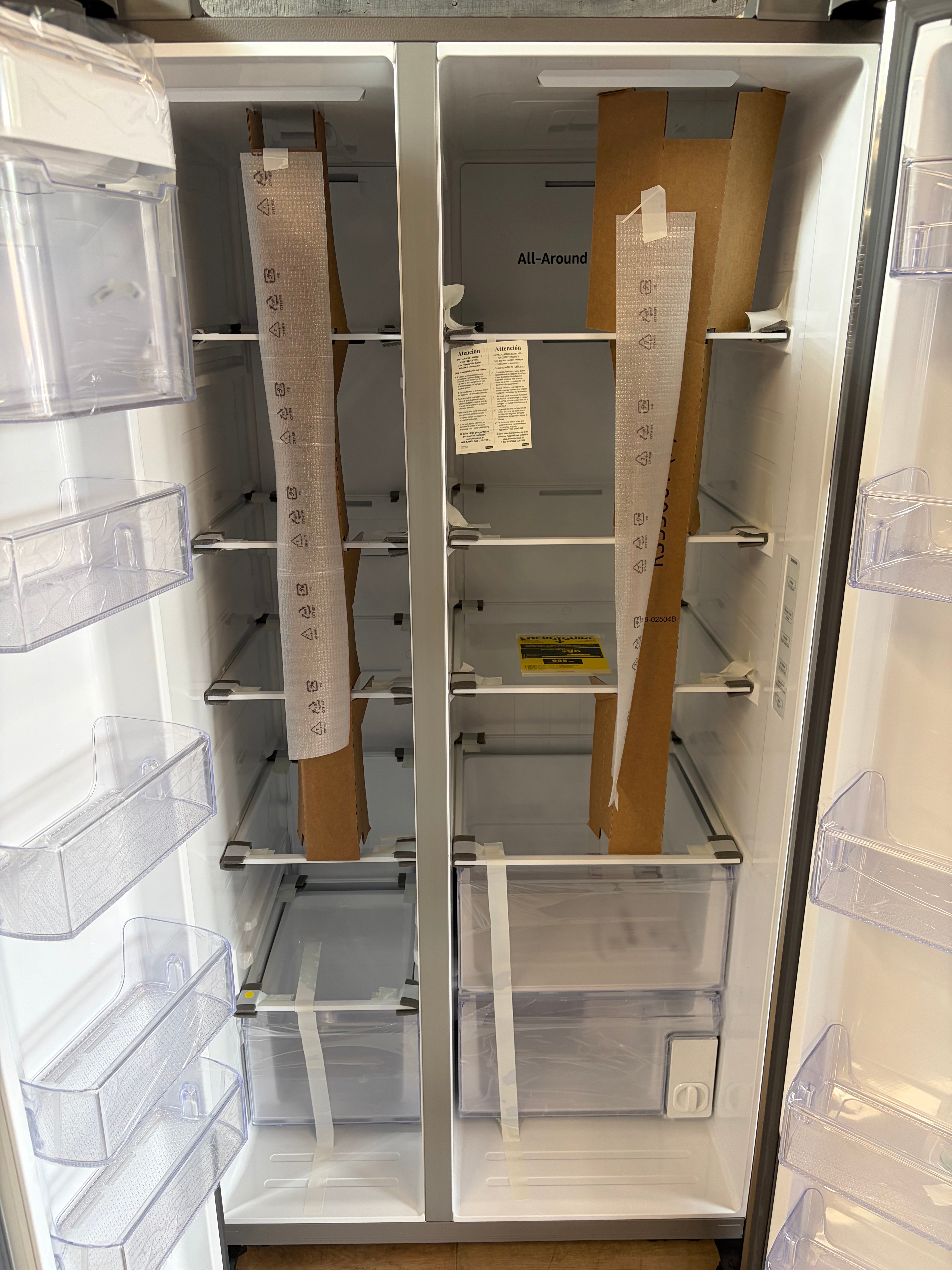 Samsung 36" 28 Cu. Ft. Fingerprint Resistant Stainless Steel Side-by-Side Refrigerator