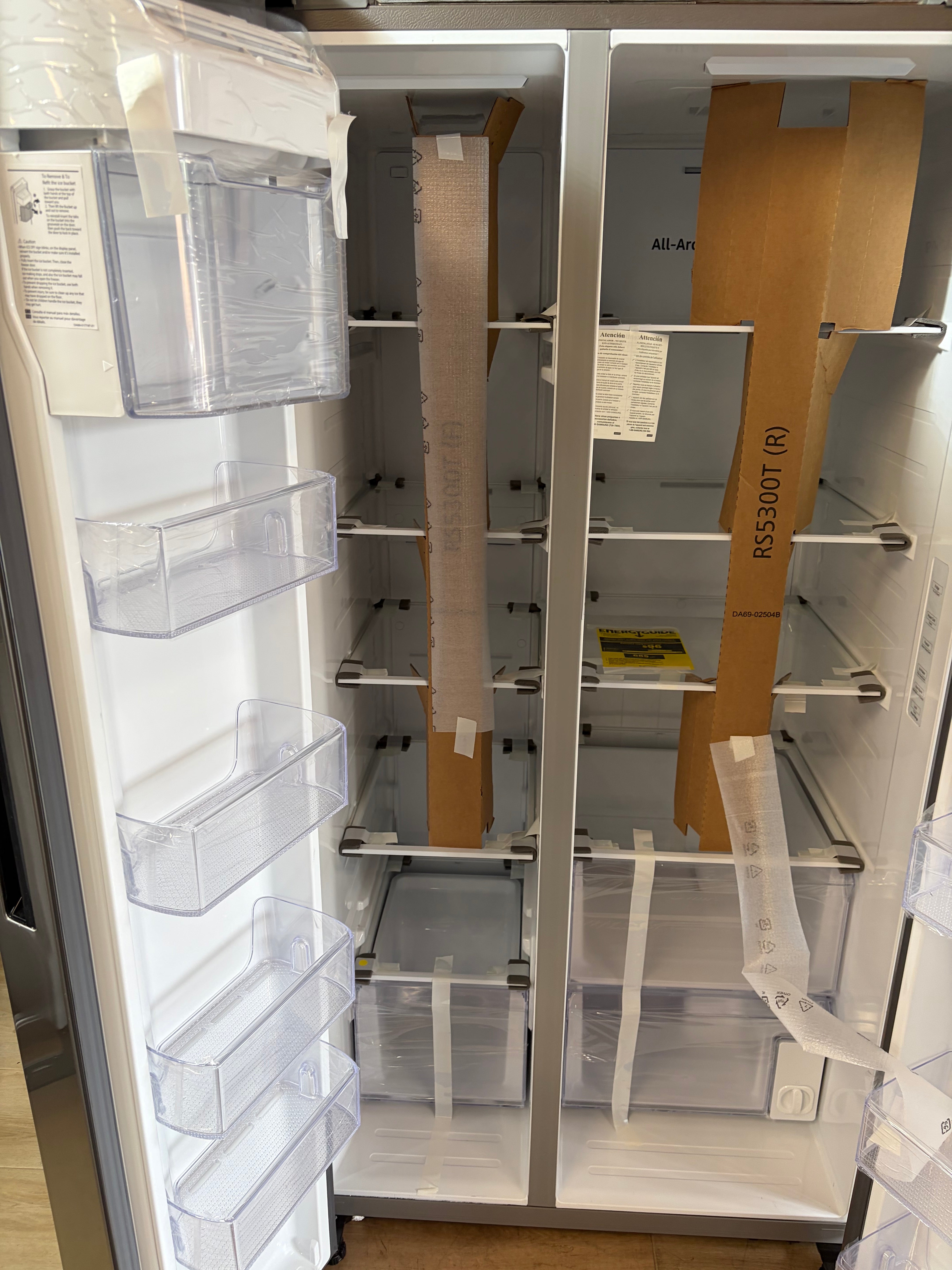 Samsung 36" 28 Cu. Ft. Fingerprint Resistant Stainless Steel Side-by-Side Refrigerator