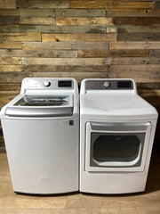 LG Large Capacity Direct Drive Top Load Washer & Dryer Set