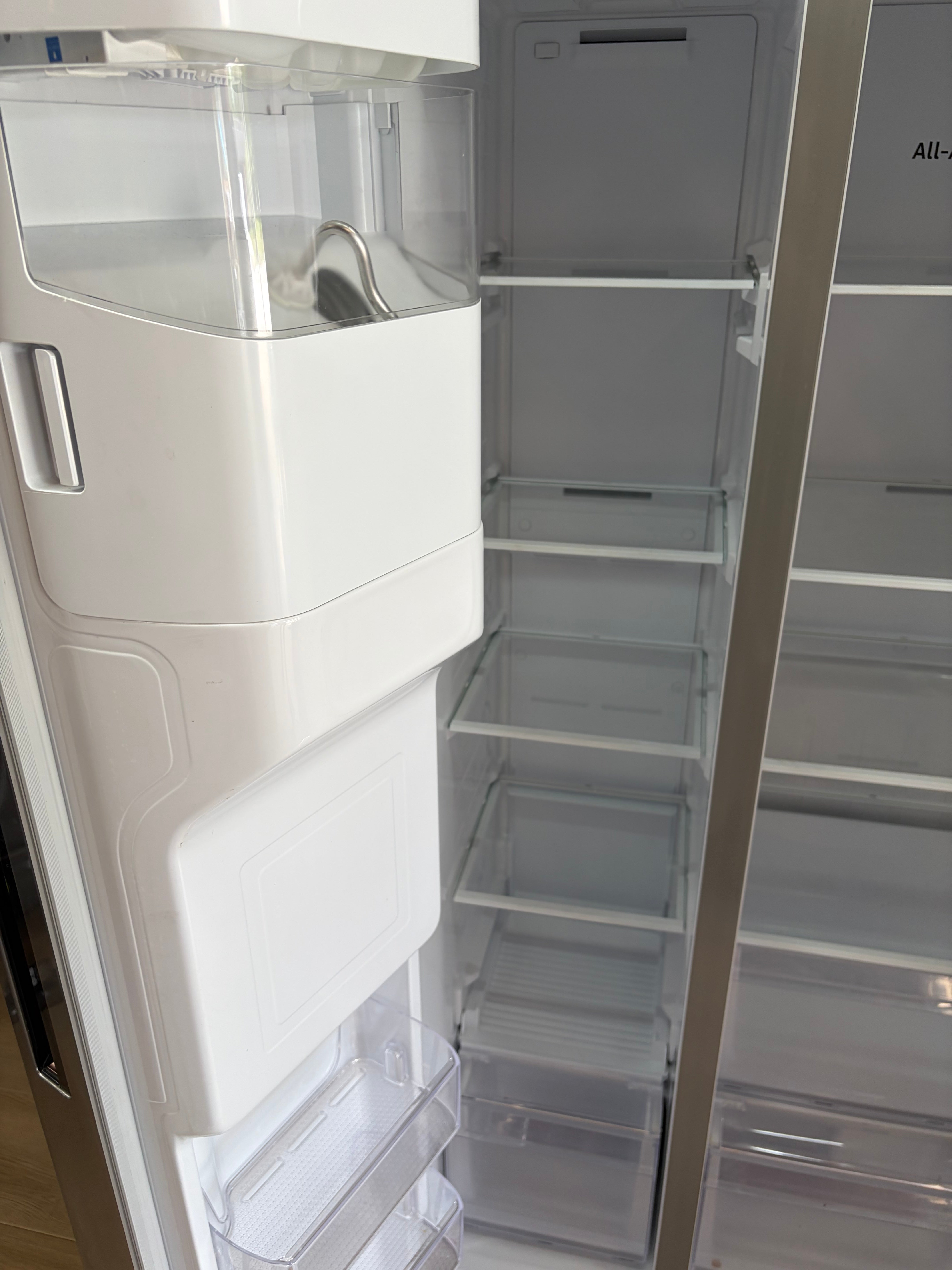 Samsung 22-cu. ft. Side-by-Side Counter-Depth Smart Refrigerator with All-Around Cooling