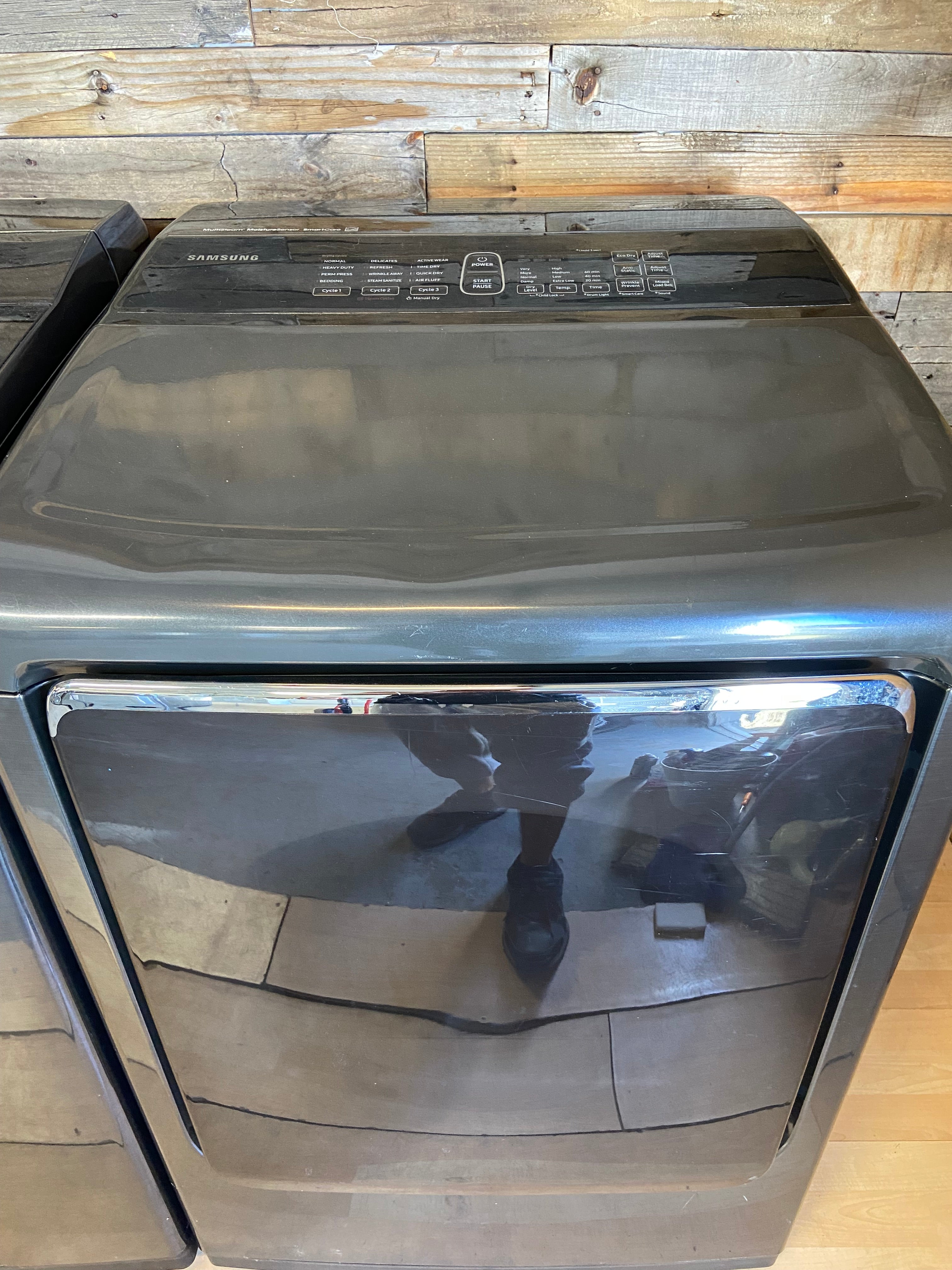 Black Stainless Samsung ActiveWash Top Load Set