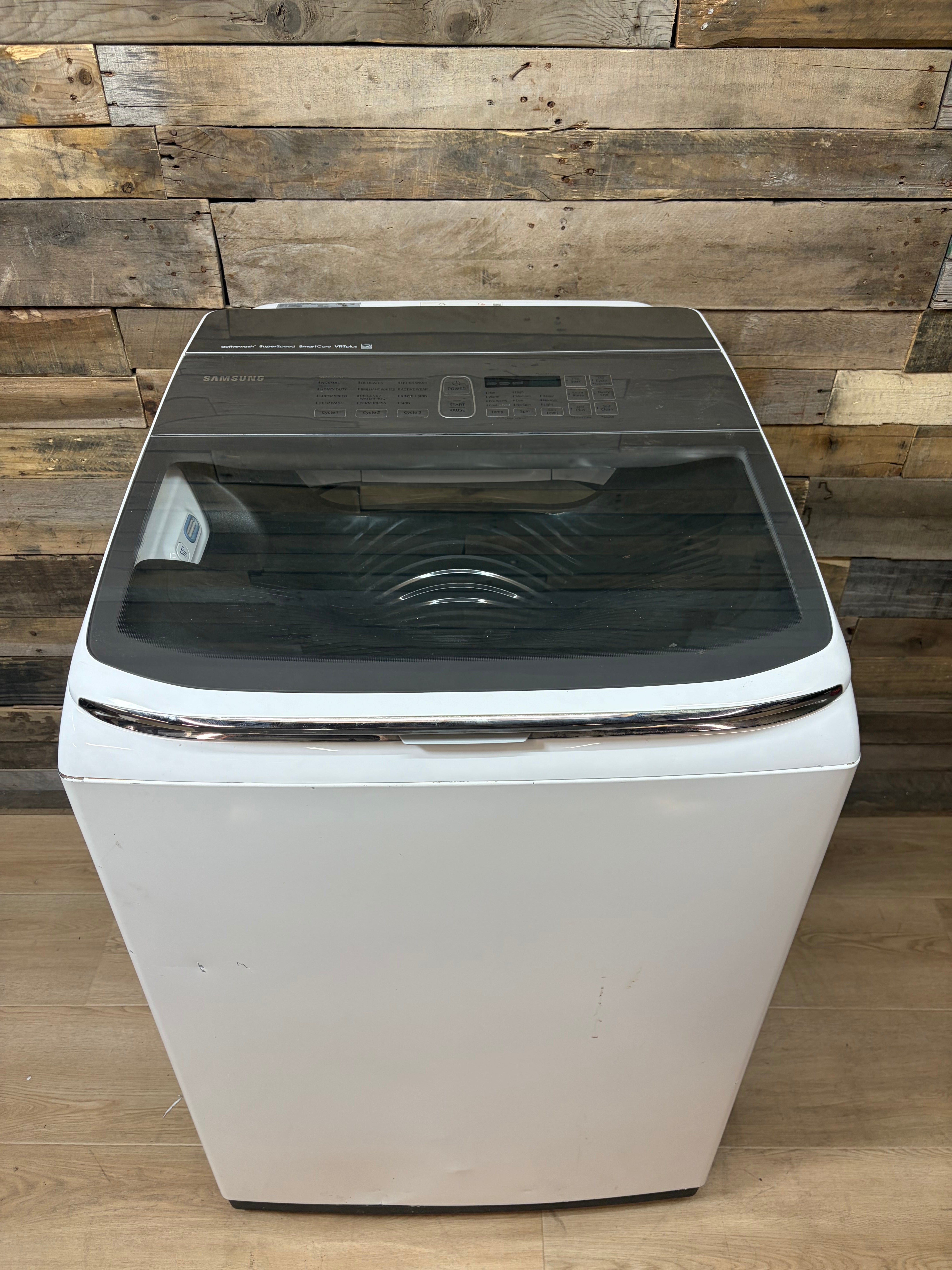 Samsung White Grey Face Active Wash Top Load Washer