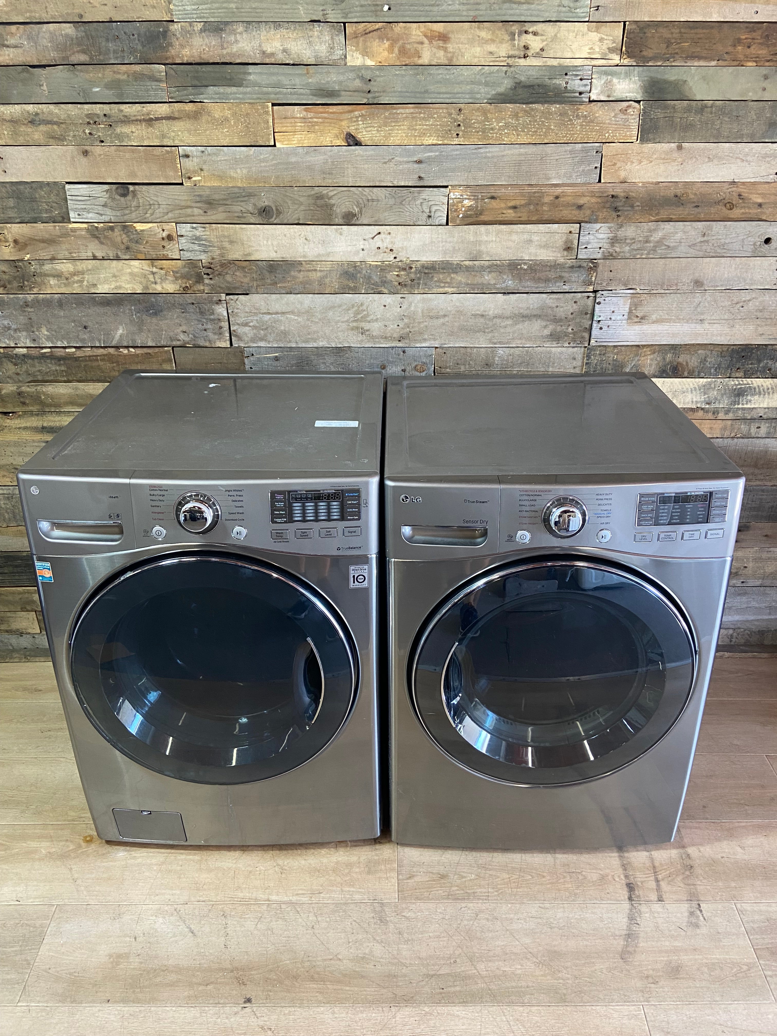 LG Front Load Direct Drive Stainless Washer & Dryer Set