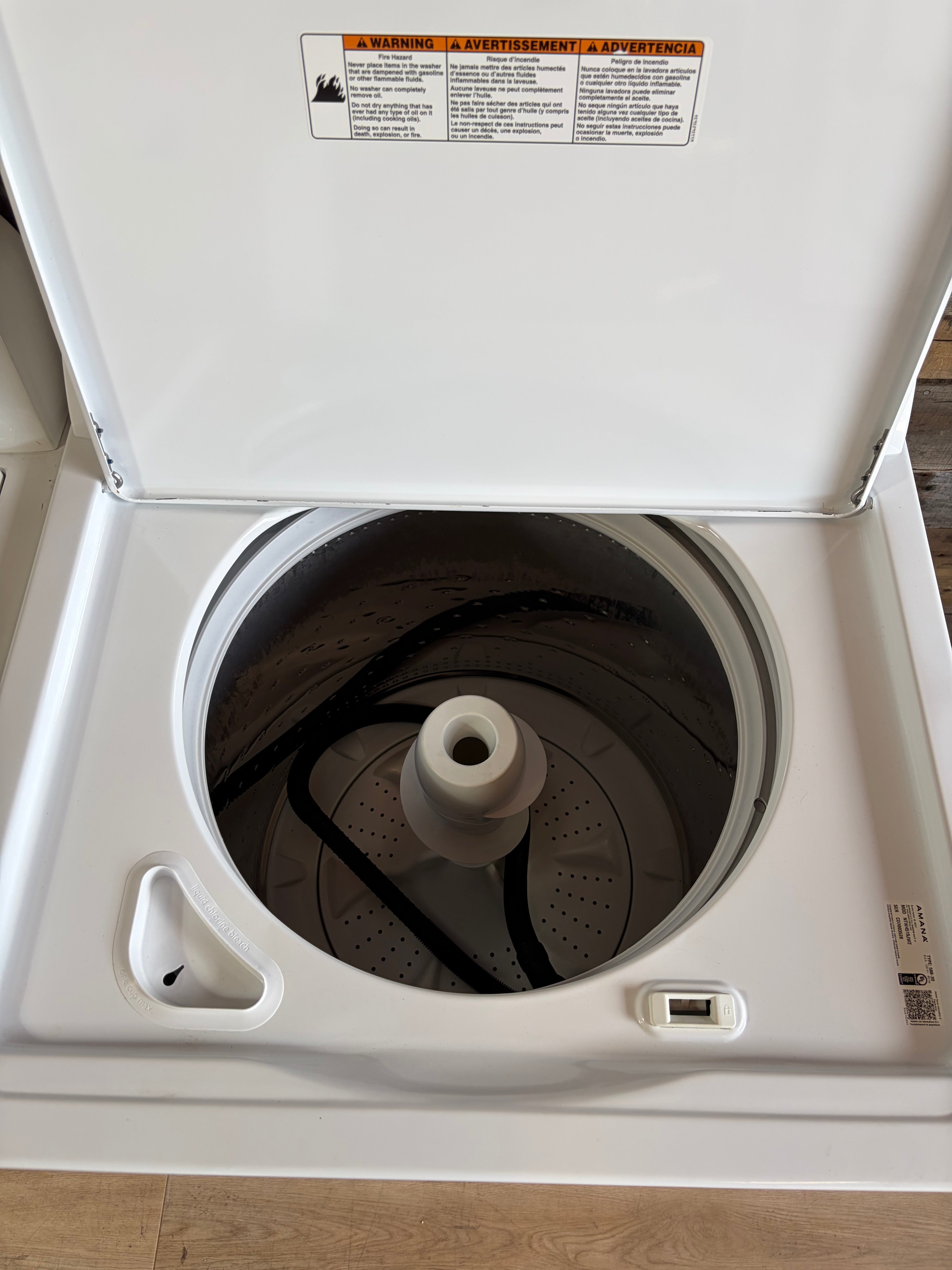 Amana Large Capacity Top Load Set