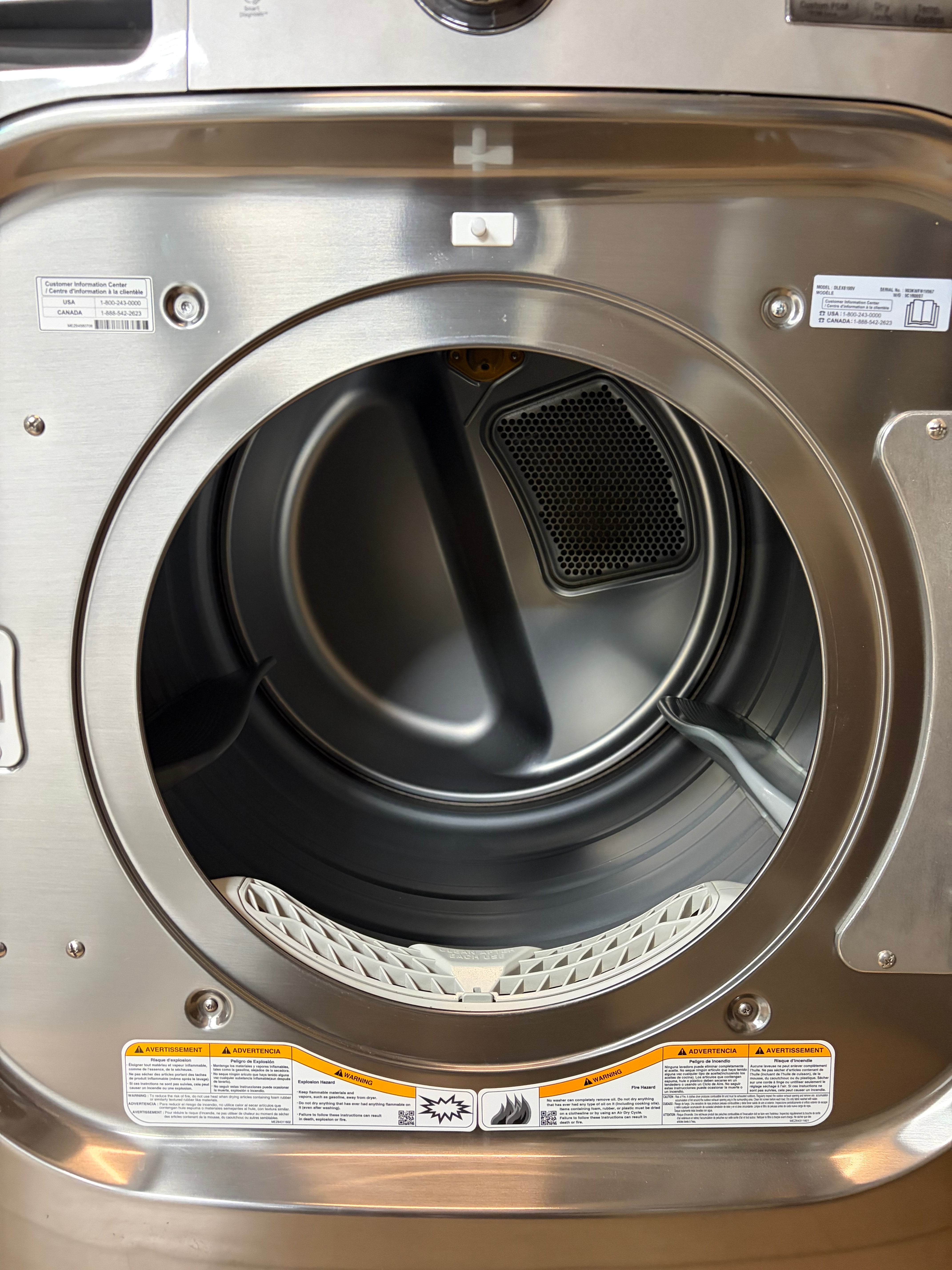 LG Stainless Jumbo Direct Drive Front Load Set