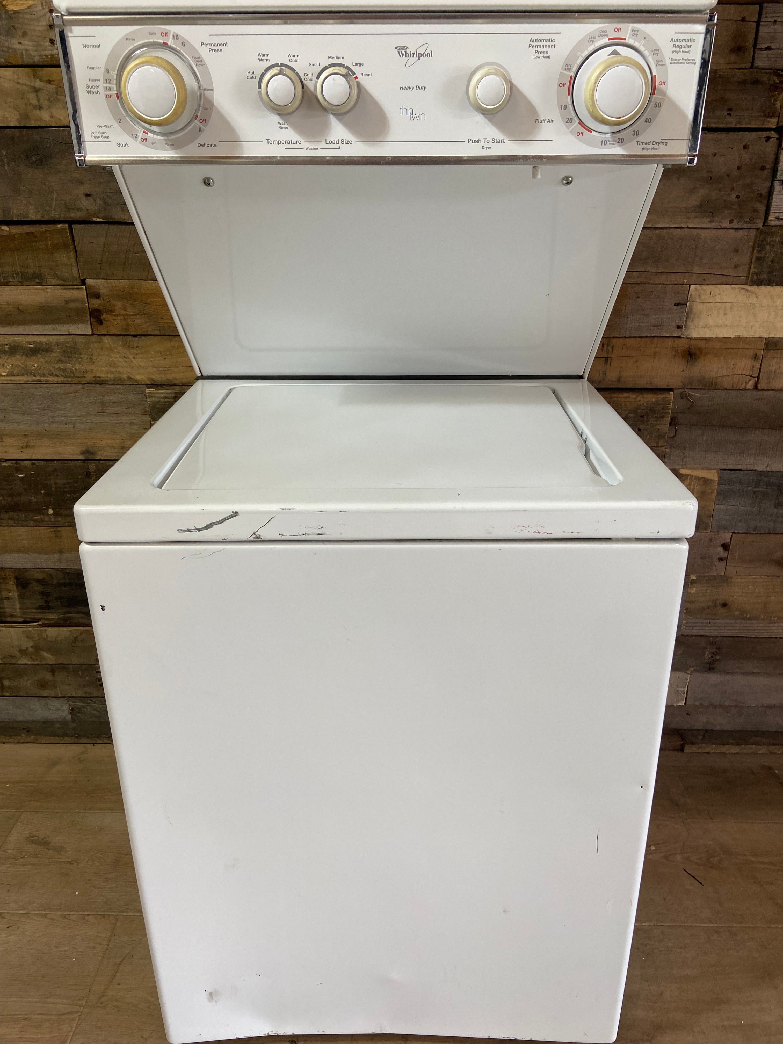 Whirlpool ThinTwin Washer & Dryer Stackable