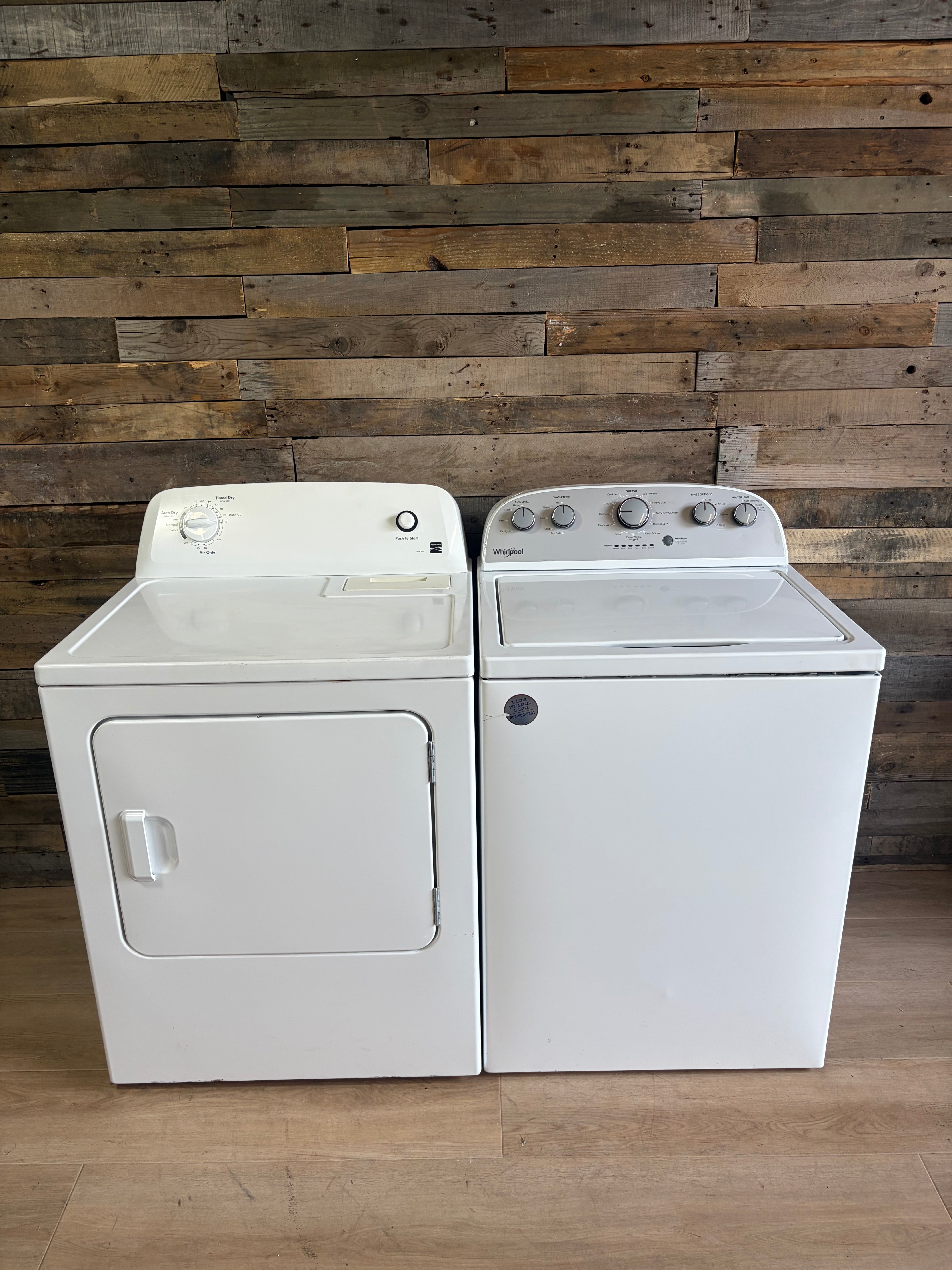Whirlpool/Kenmore Top Load Set