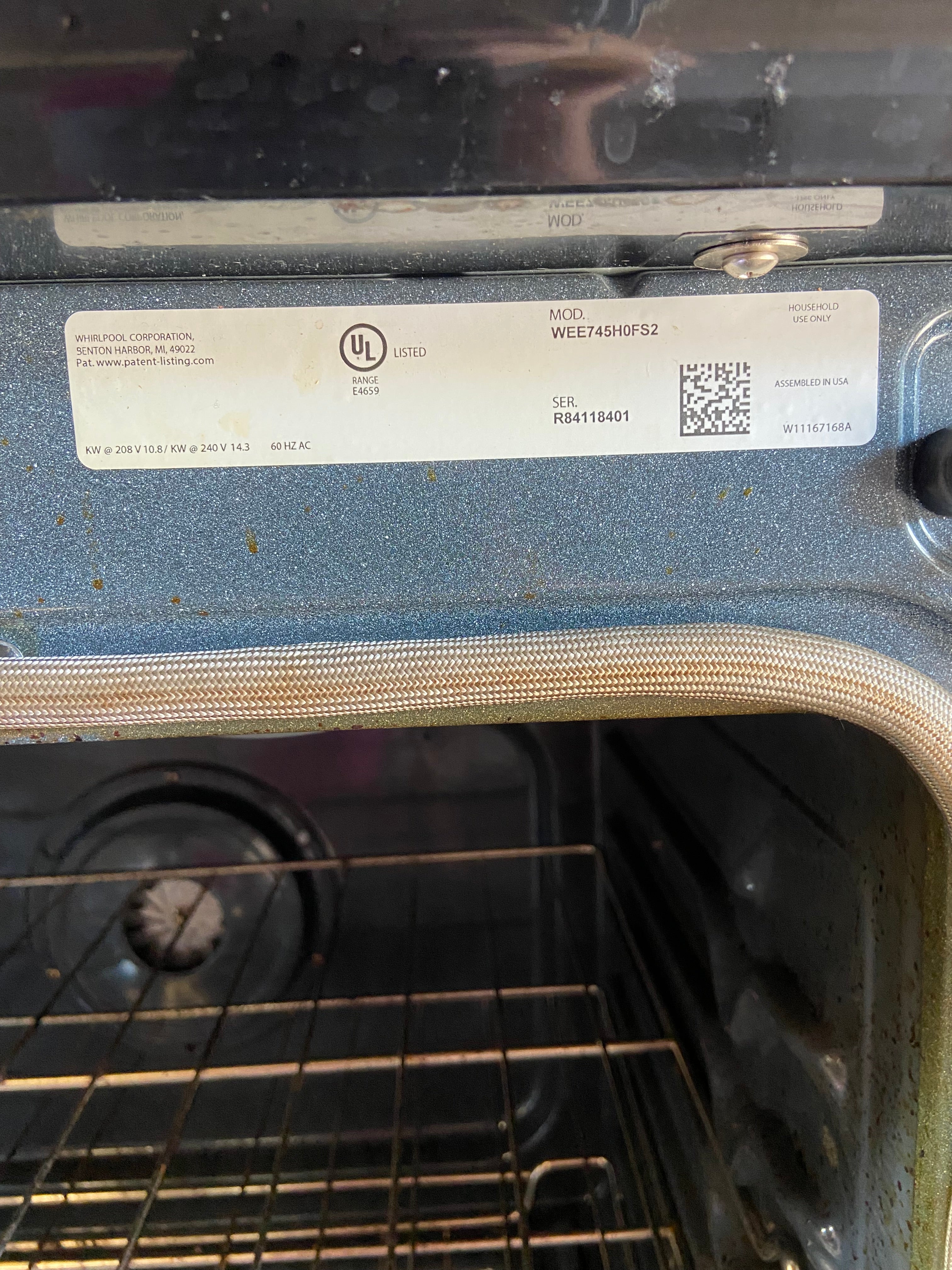 Whirlpool Stainless 5 Burner Convection Slide in Range