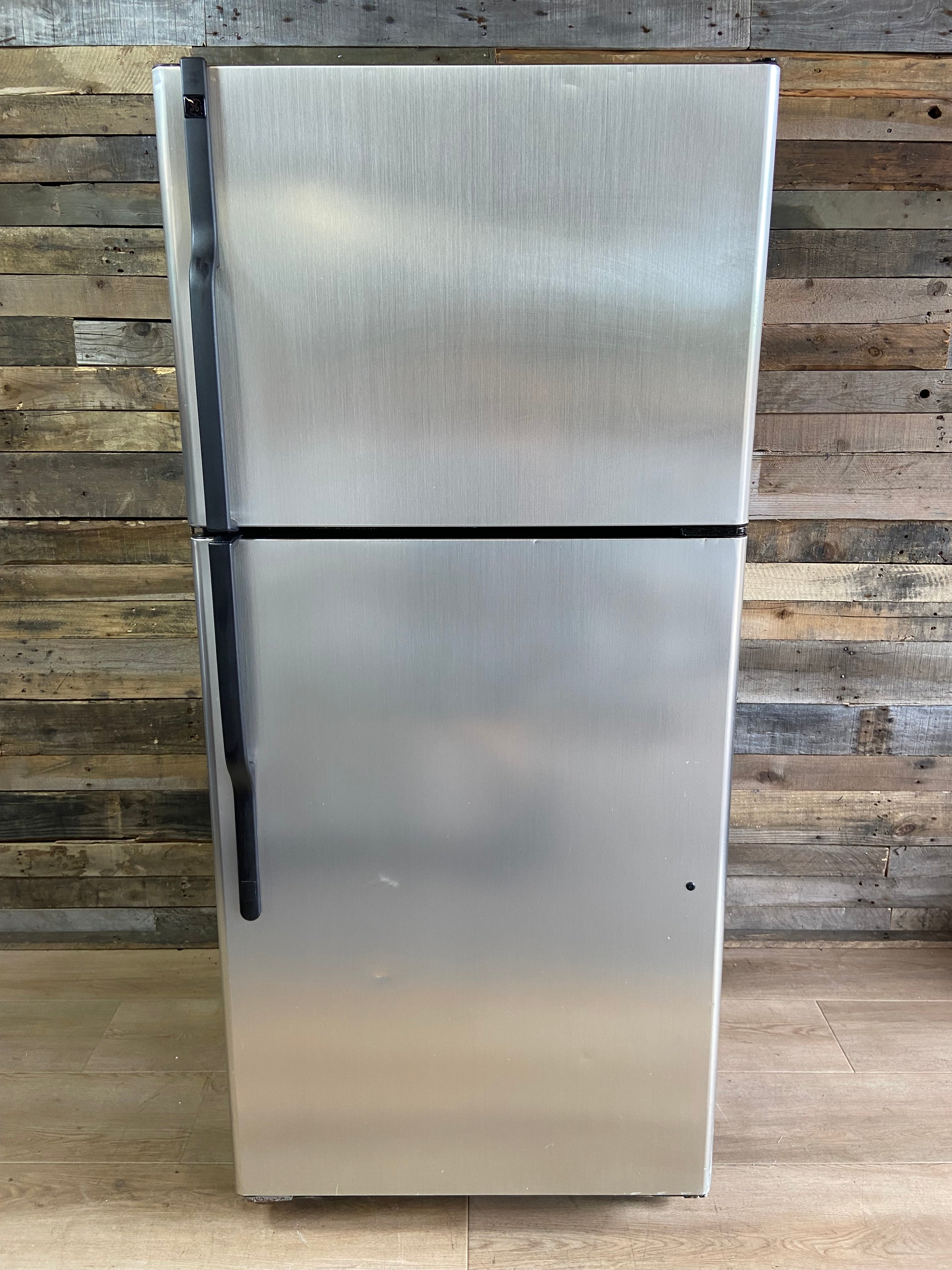 GE Stainless Top Bottom Refrigerator