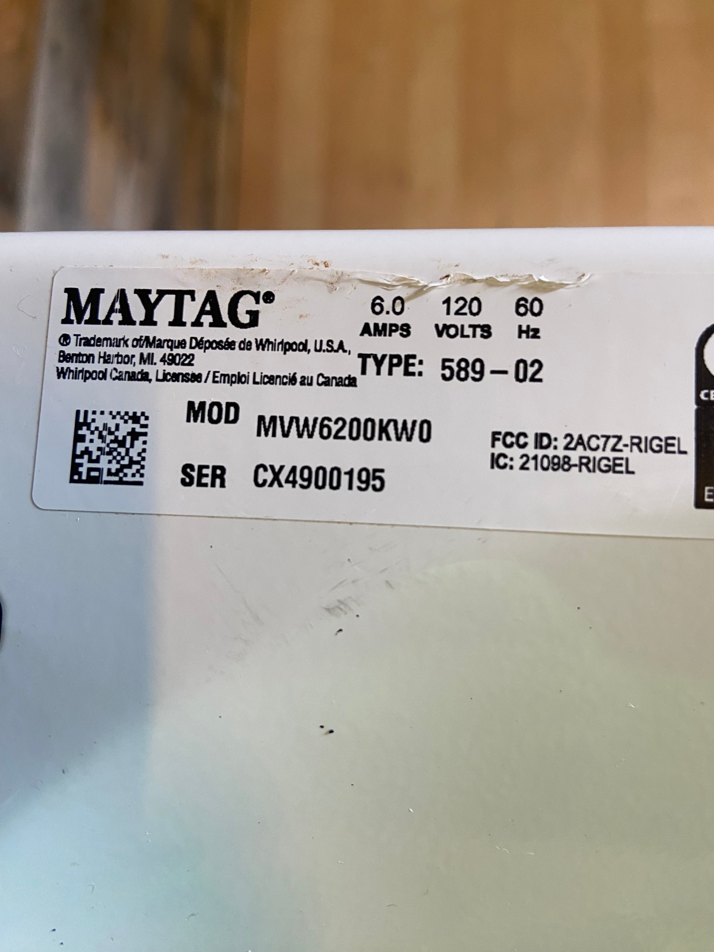 Maytag Top Load Washer With Deep Fill - 4.8 Cu. Ft.