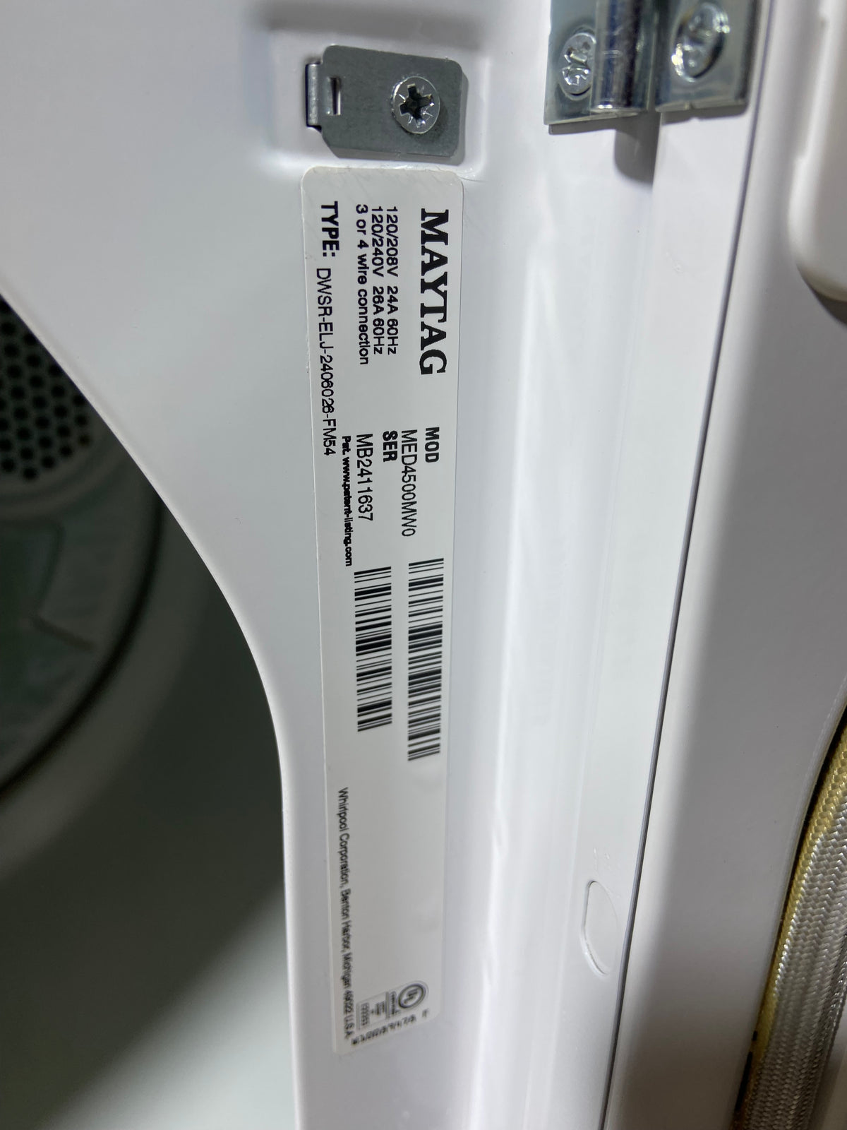 Maytag Large Capacity Dryer
