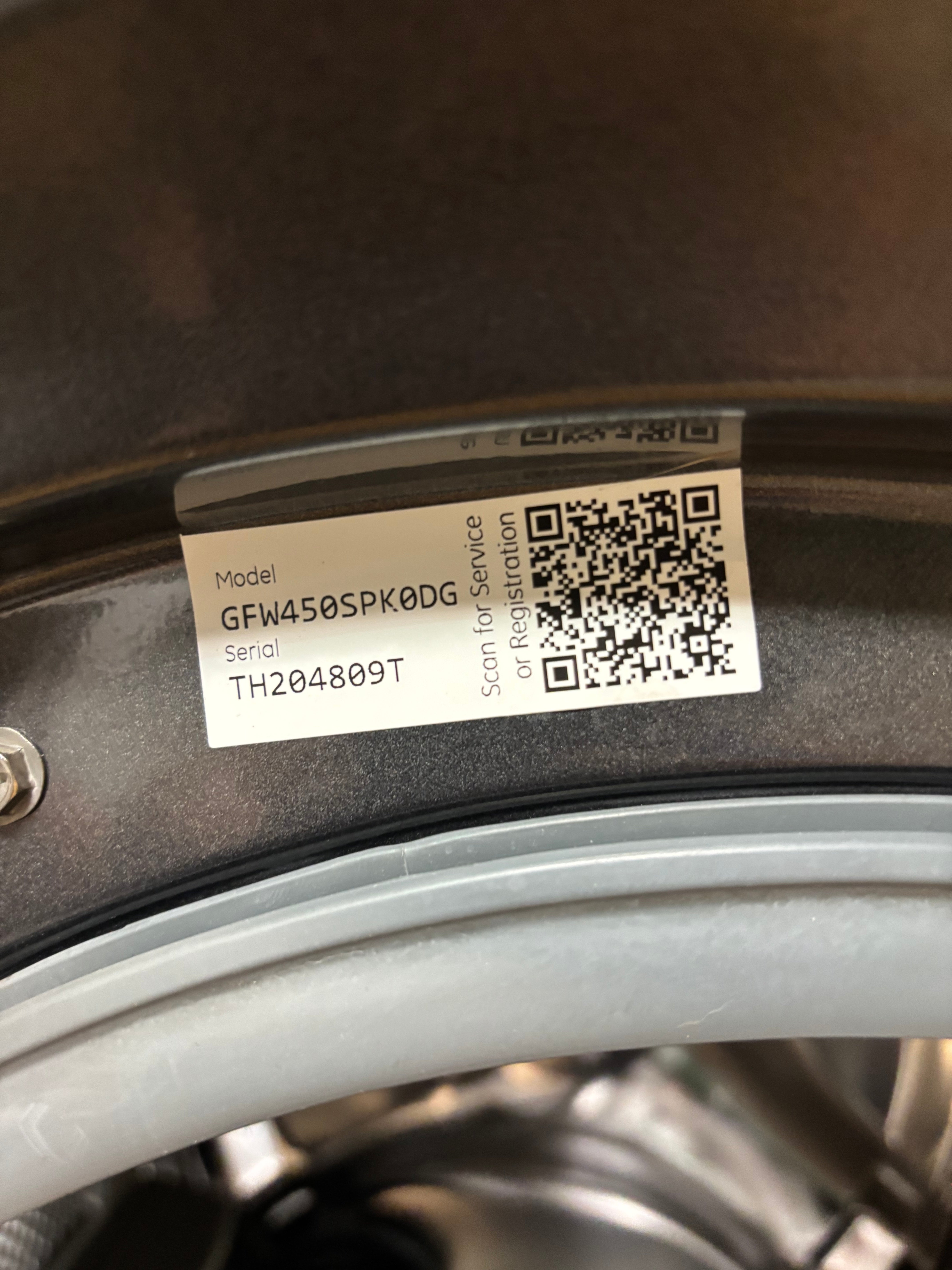 Ge Grey Front Load Washer