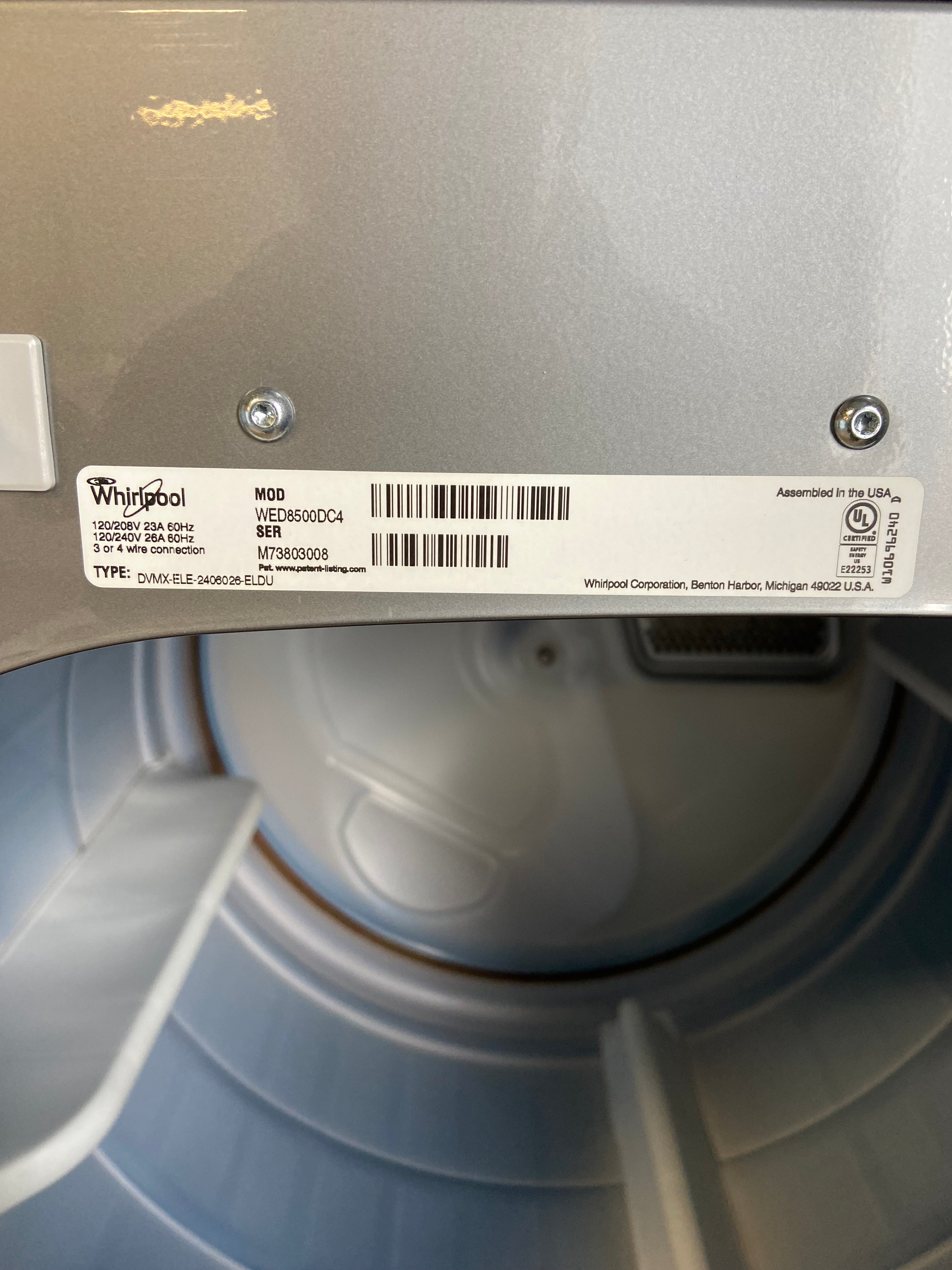 Whirlpool Cabrio Top load Set