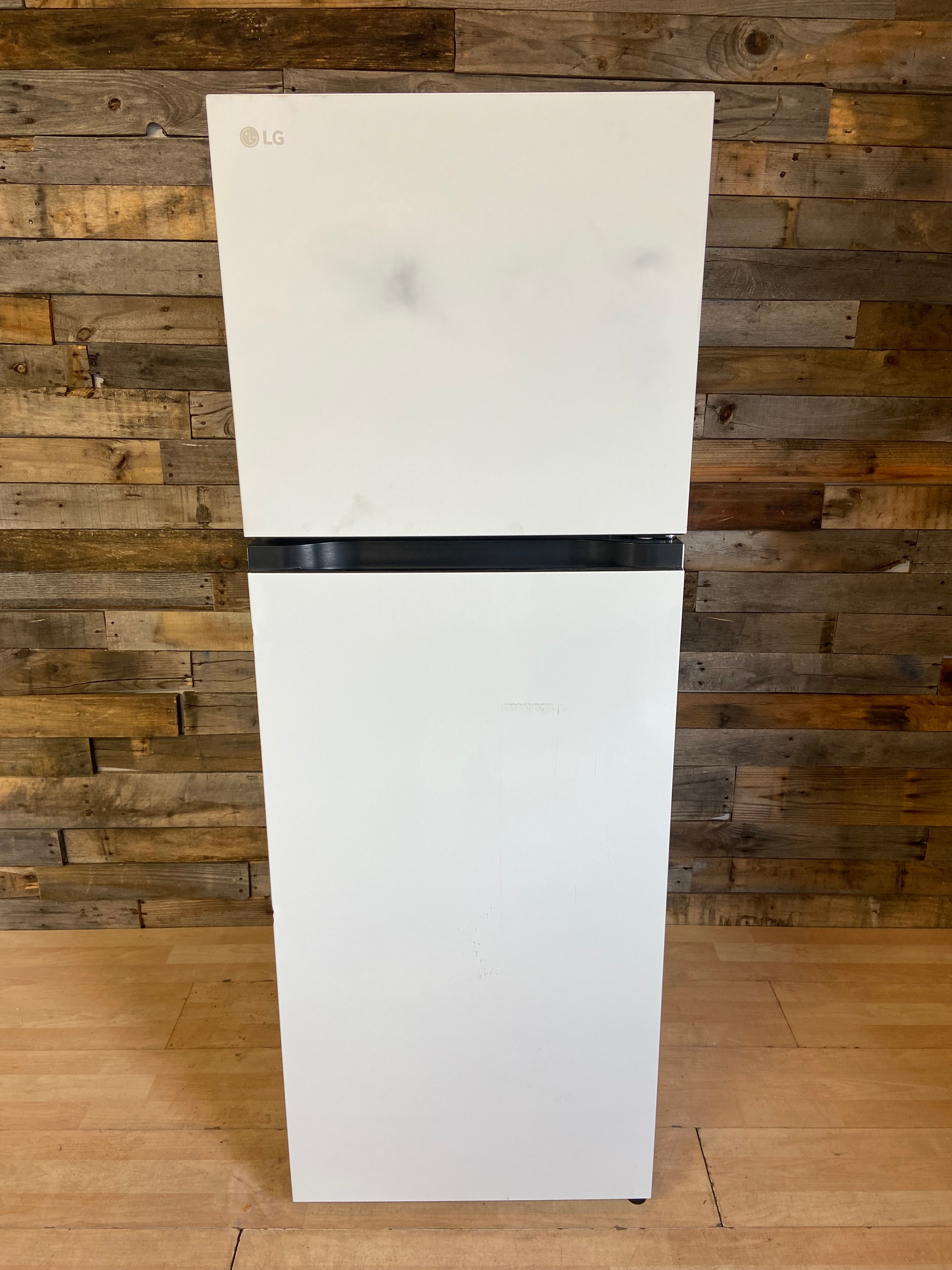 White LG Mini Fridge