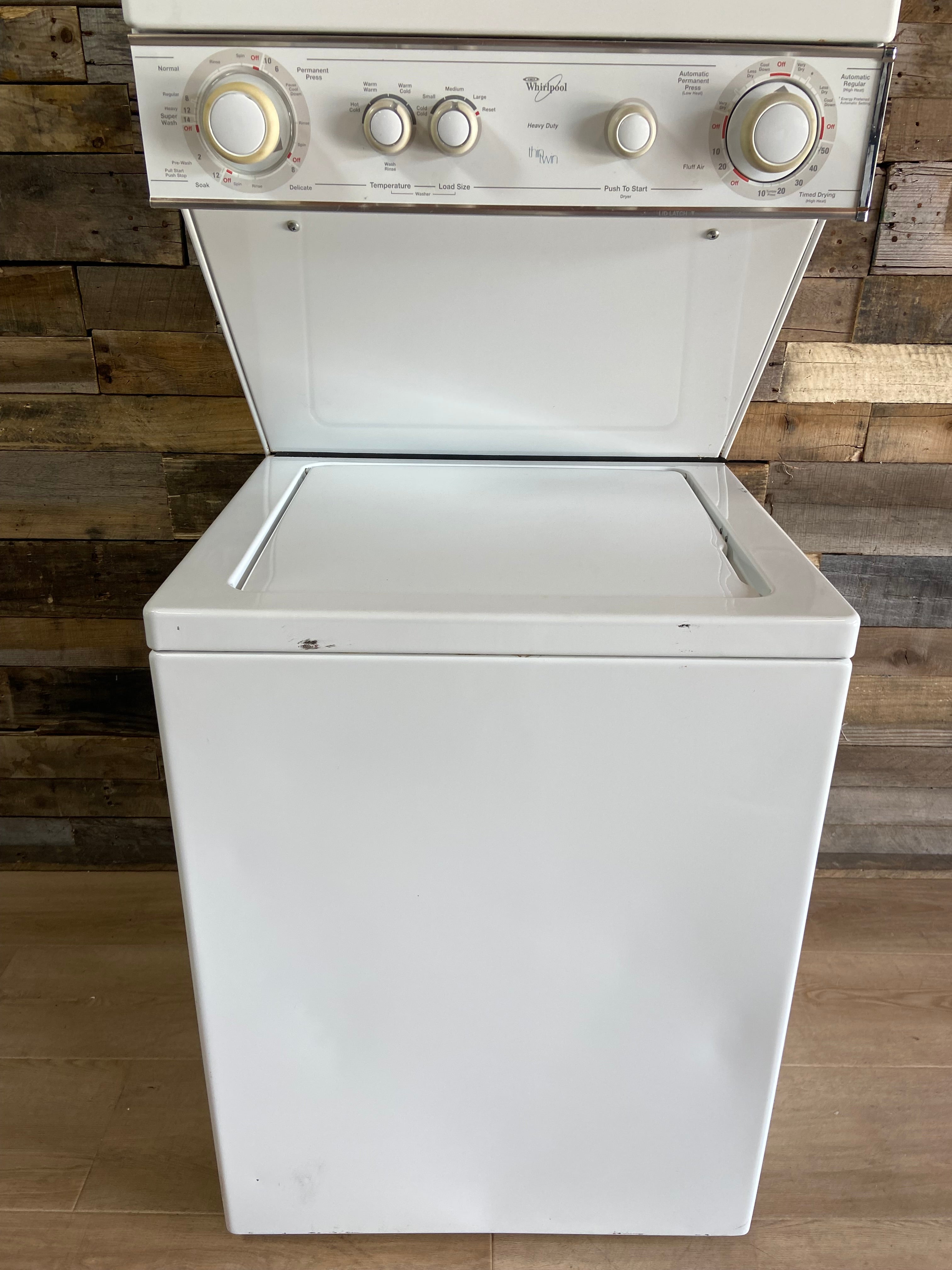 Whirlpool Thin Twin 24inch Stackable (240v)