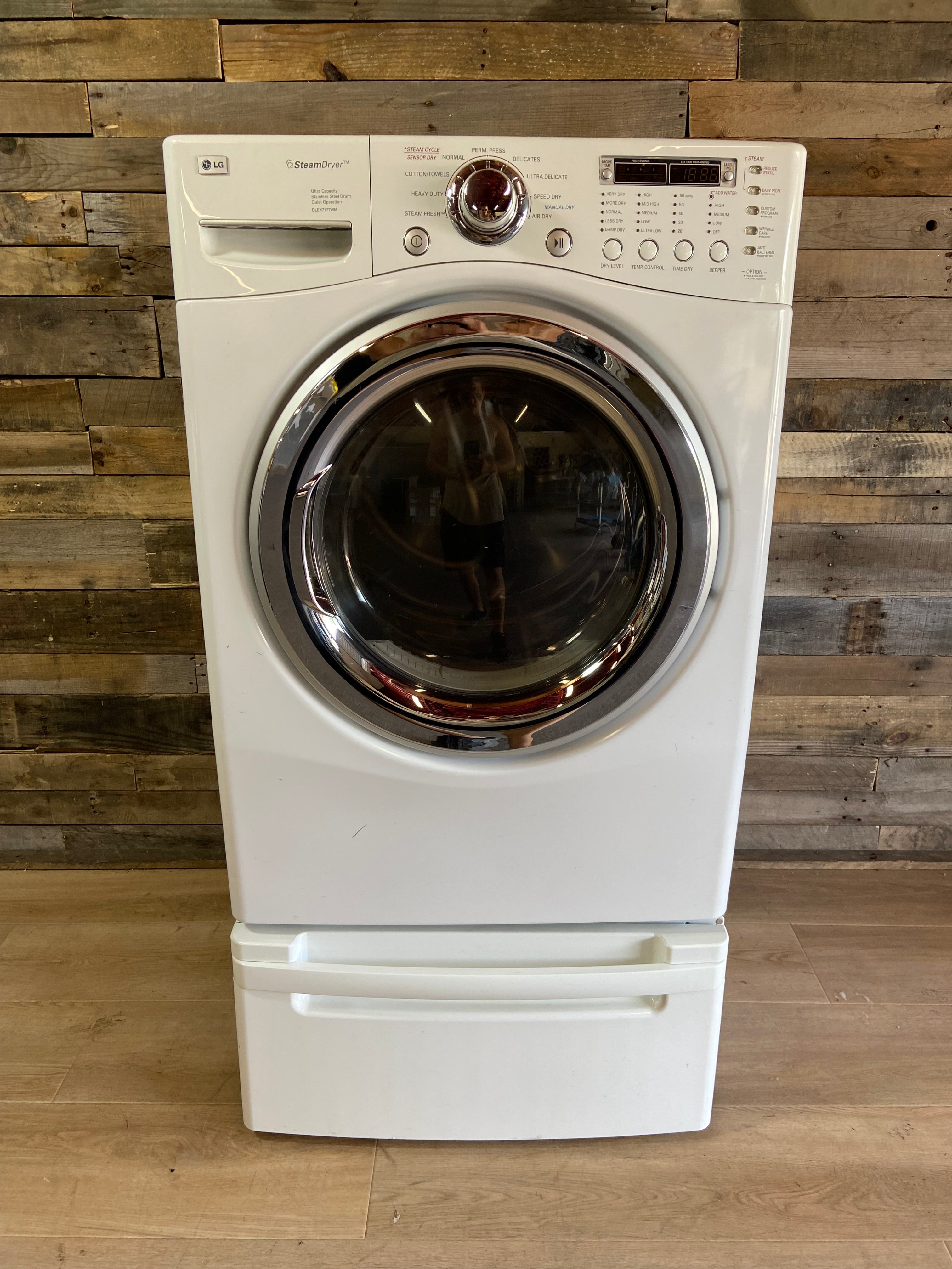 LG Front Load Style Dryer With Pedestal