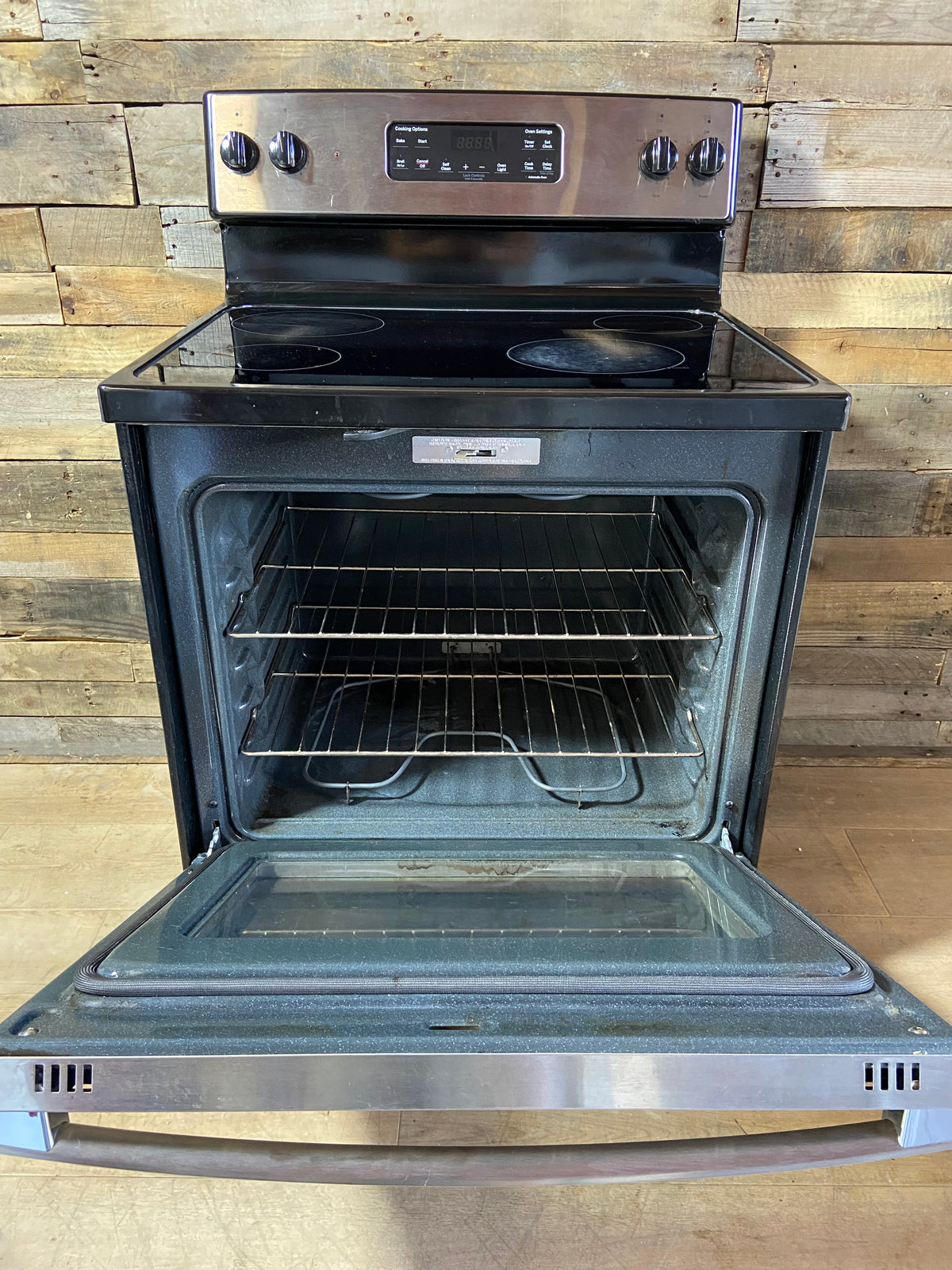 GE Stainless Steel 4 Burner Range