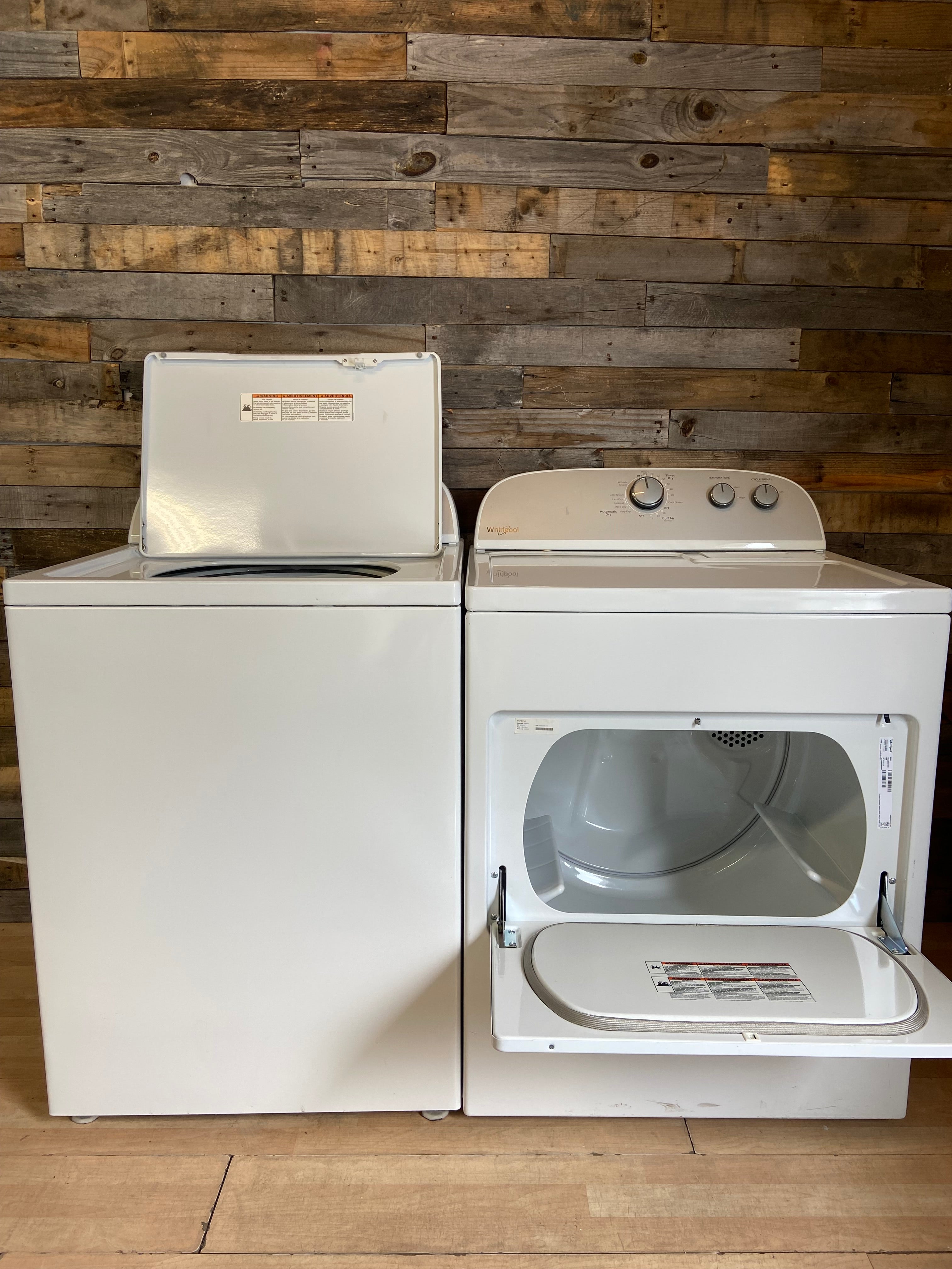 Whirlpool Removable Agitator Top Load Set