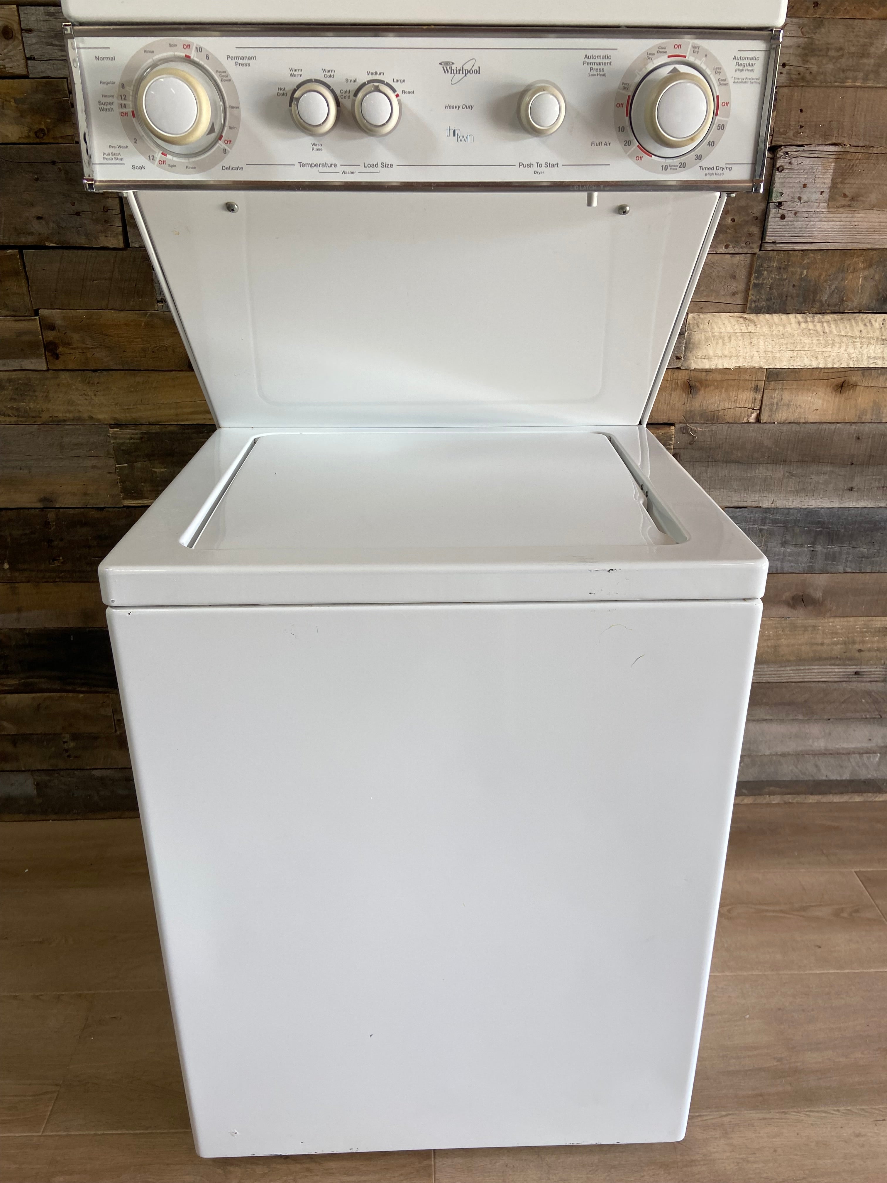 Whirlpool Thin Twin 24inch Stackable (240v)