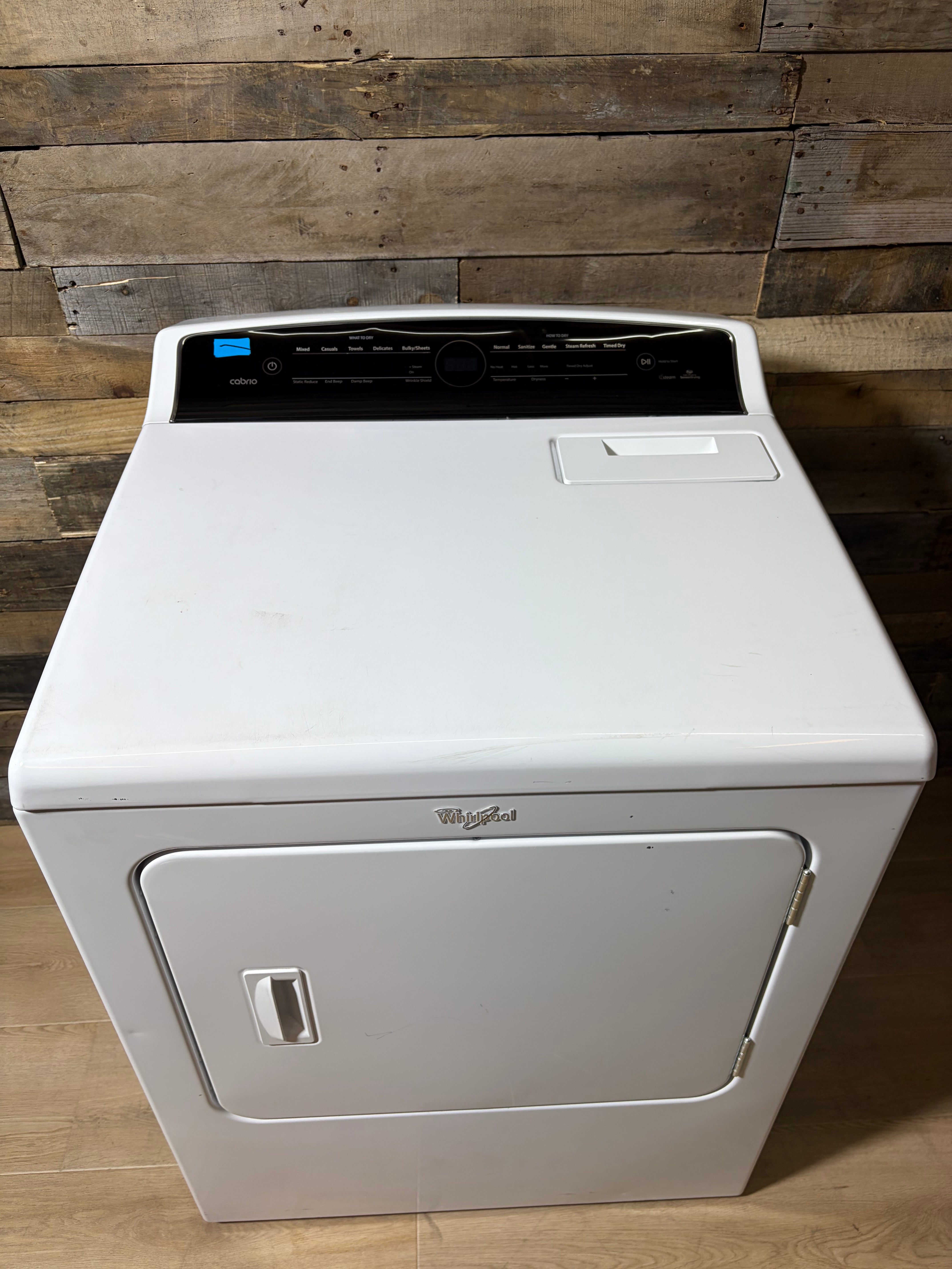 White Whirlpool Cabrio Dryer