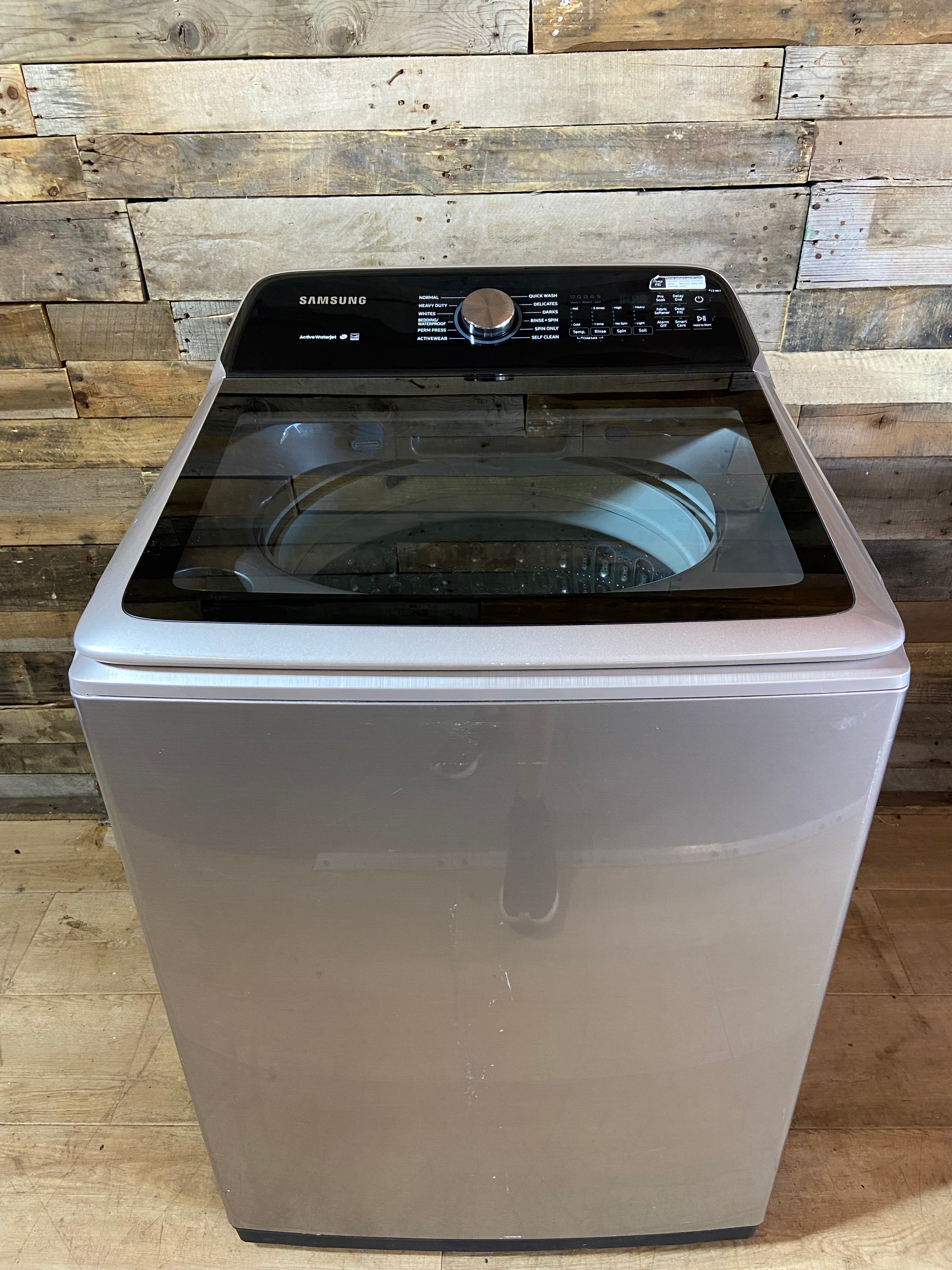Samsung 5.0 Cu Ft Top Load Washer In Bronze