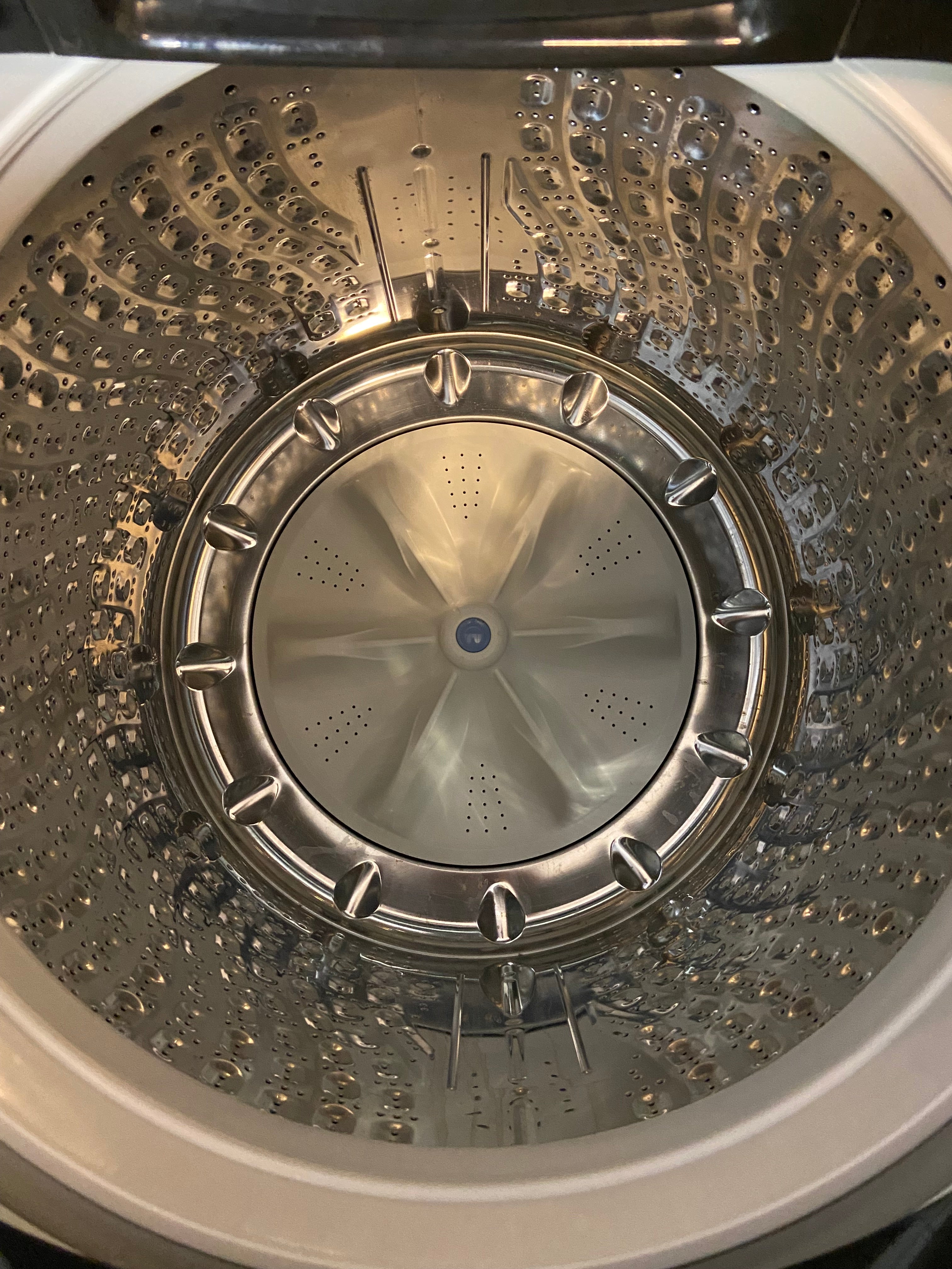 Samsung 5.0 cu. ft. Top Load Washer with Super Speed Black Stainless Steel