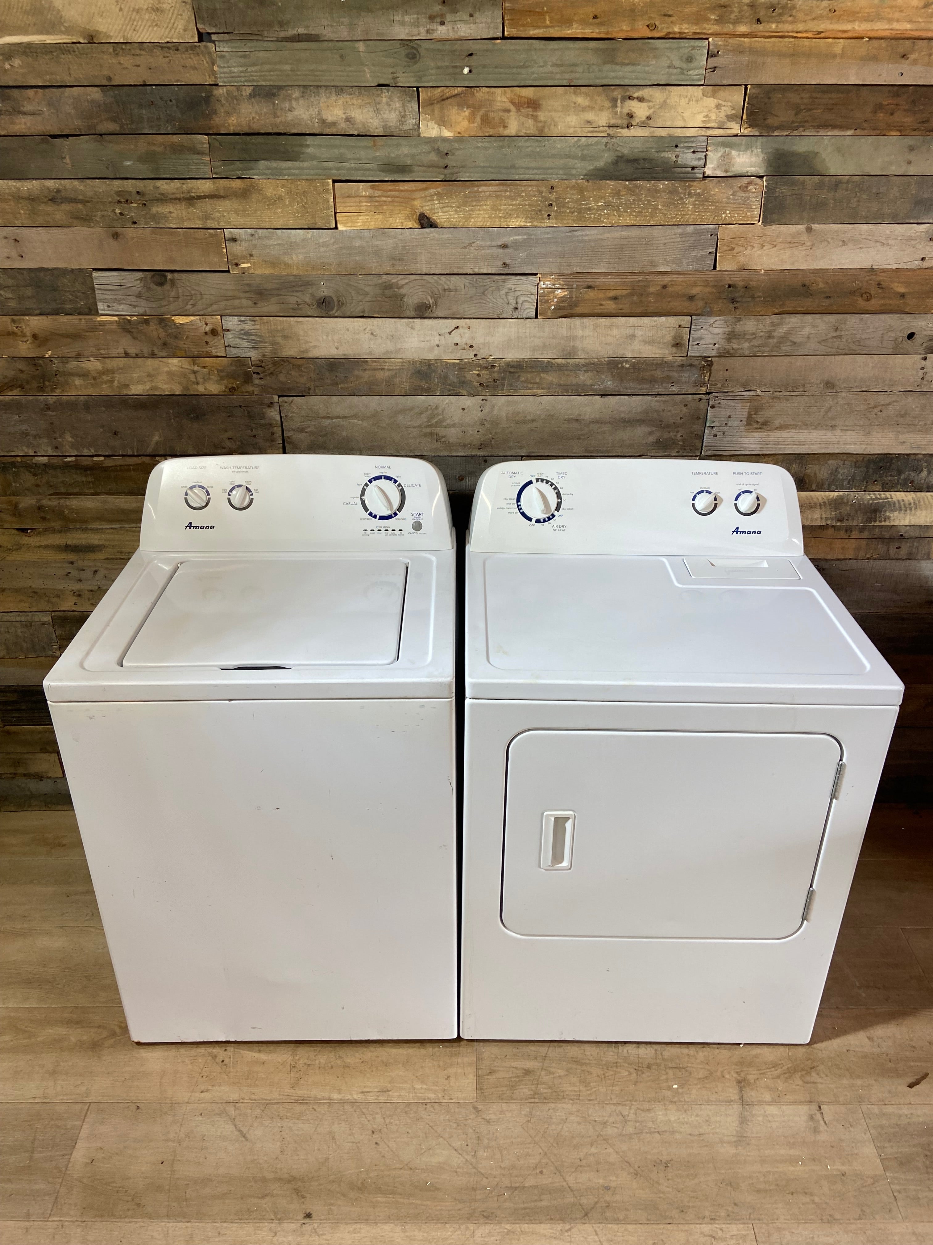 Amana Top Load Washer & Dryer Set
